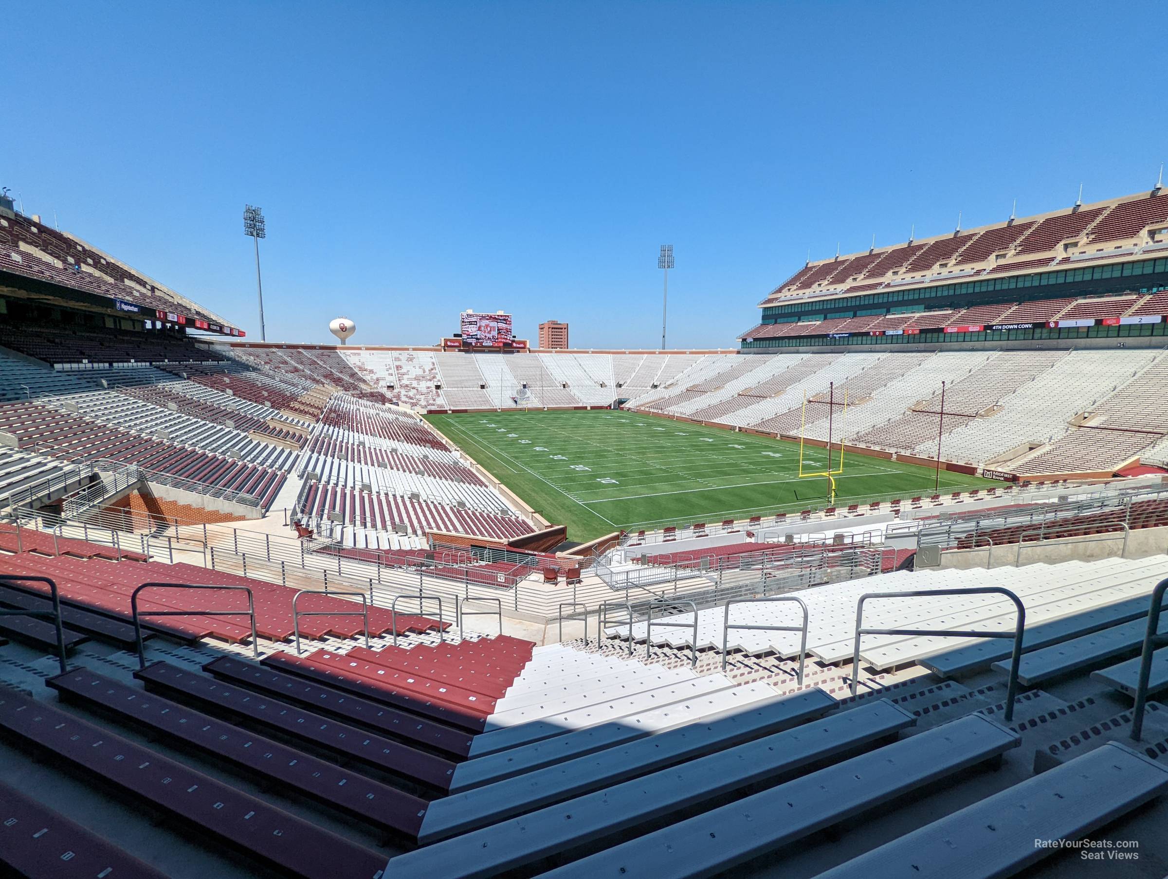 section 48, row 60 seat view  - oklahoma memorial stadium