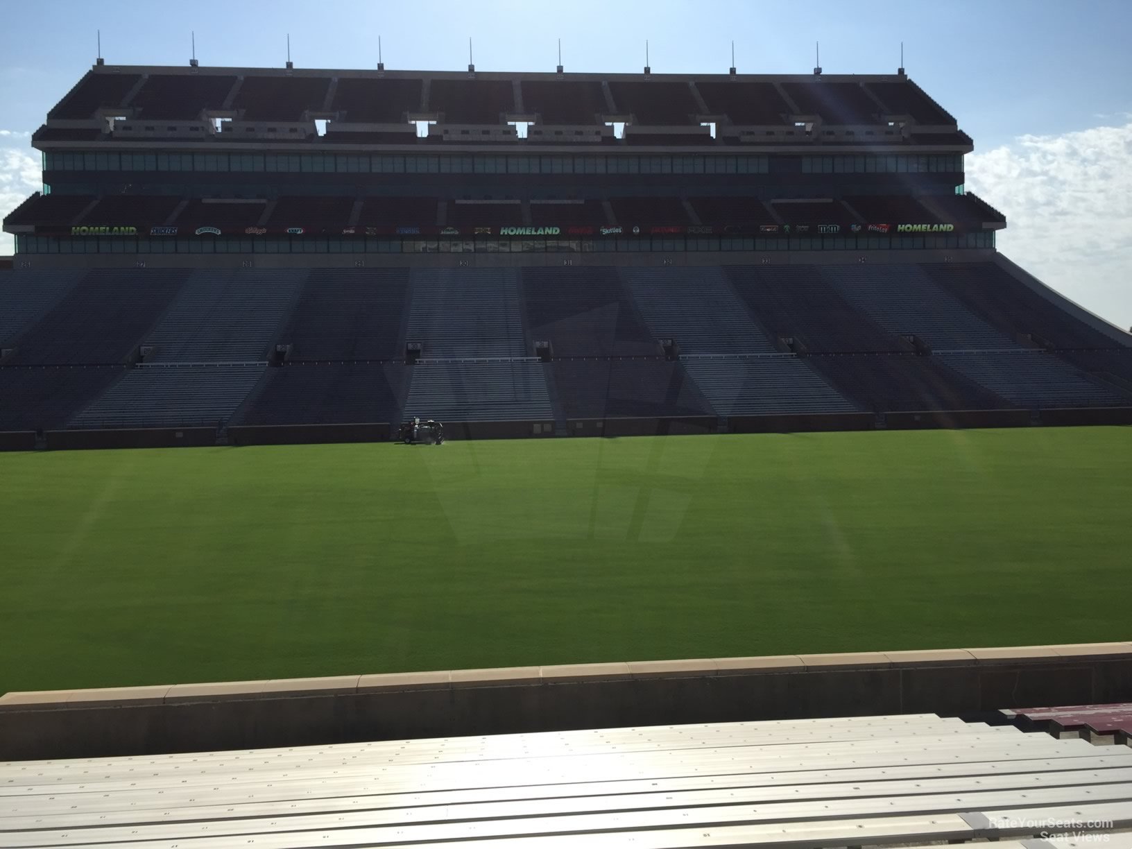 section 6, row 20 seat view  - oklahoma memorial stadium