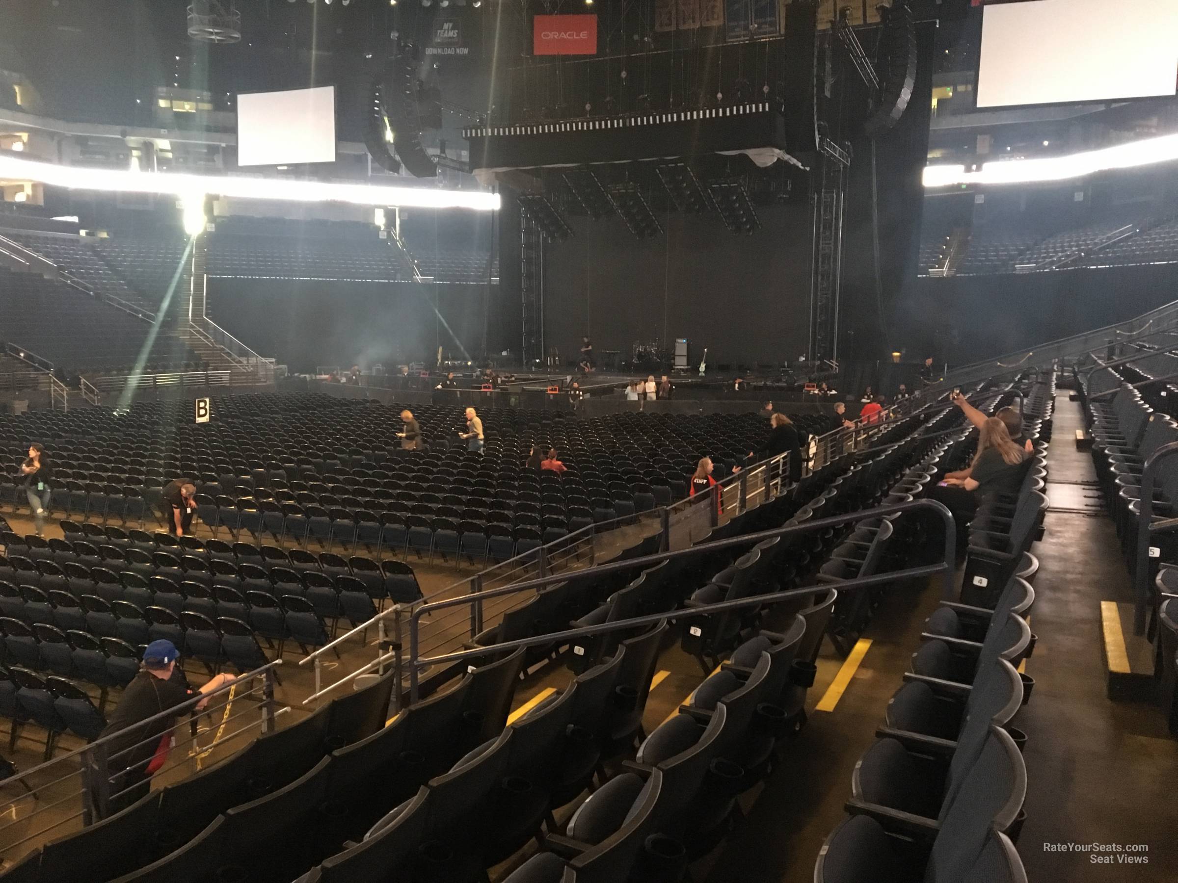 Section 102 at Oakland Arena