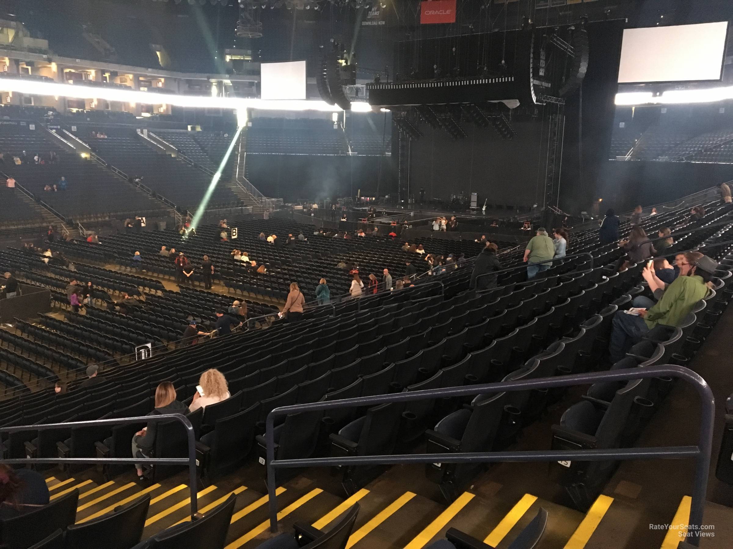 Oracle Arena Section 103 Concert Seating