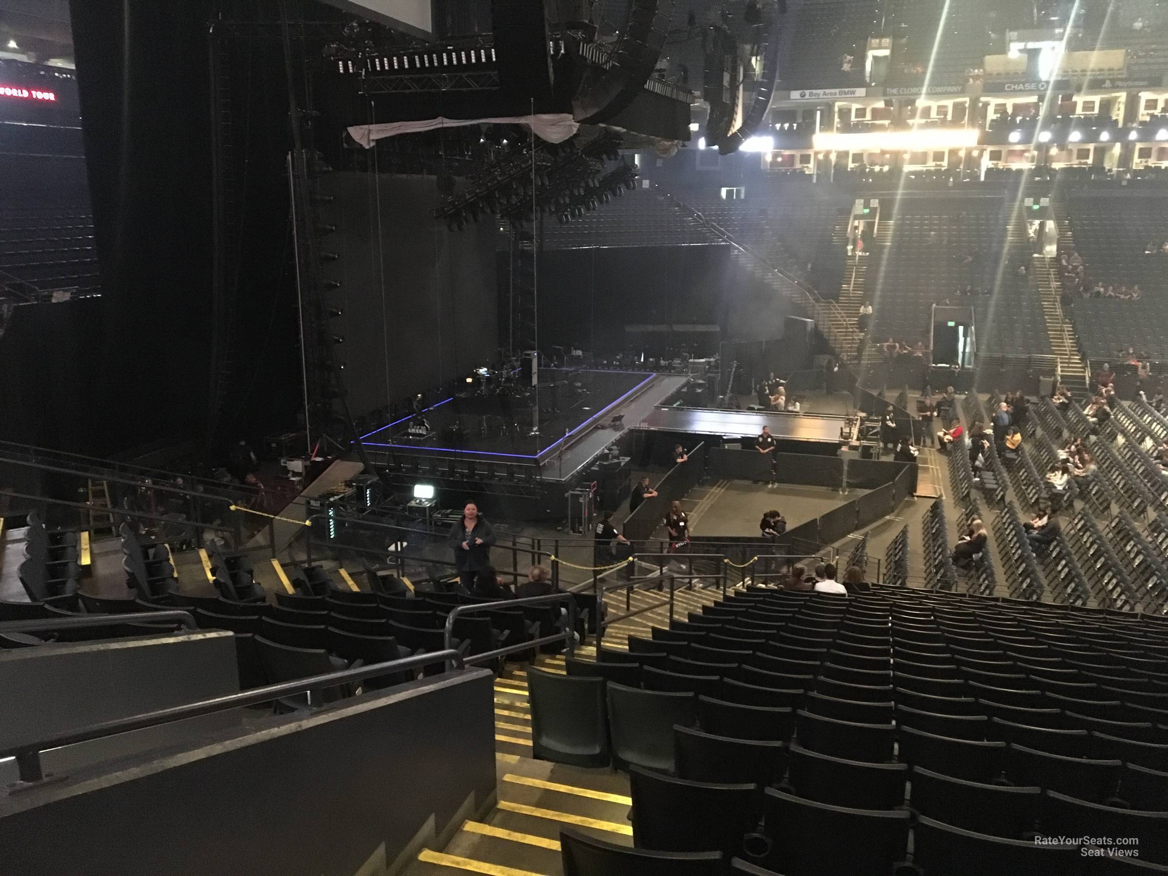 section 116, row 22 seat view  - oakland arena
