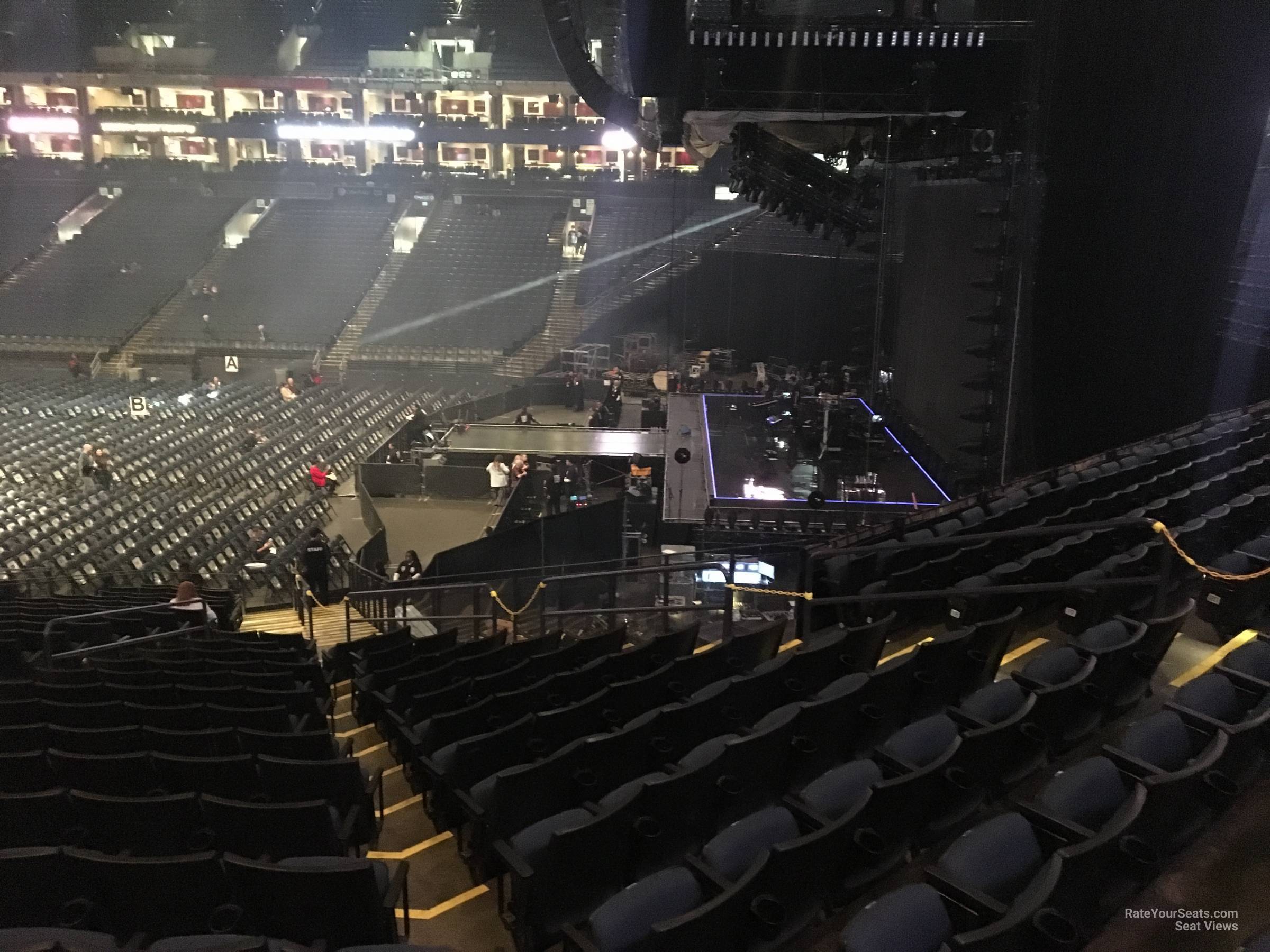 section 126, row 23 seat view  - oakland arena