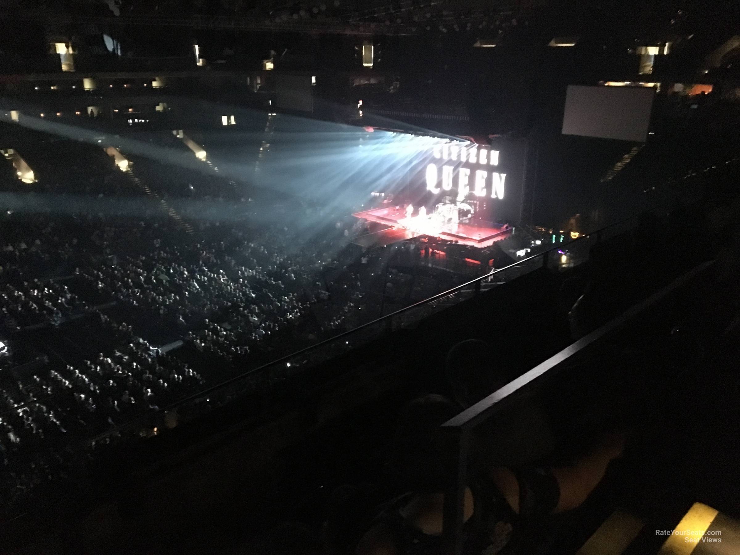 section 203, row 3 seat view  - oakland arena