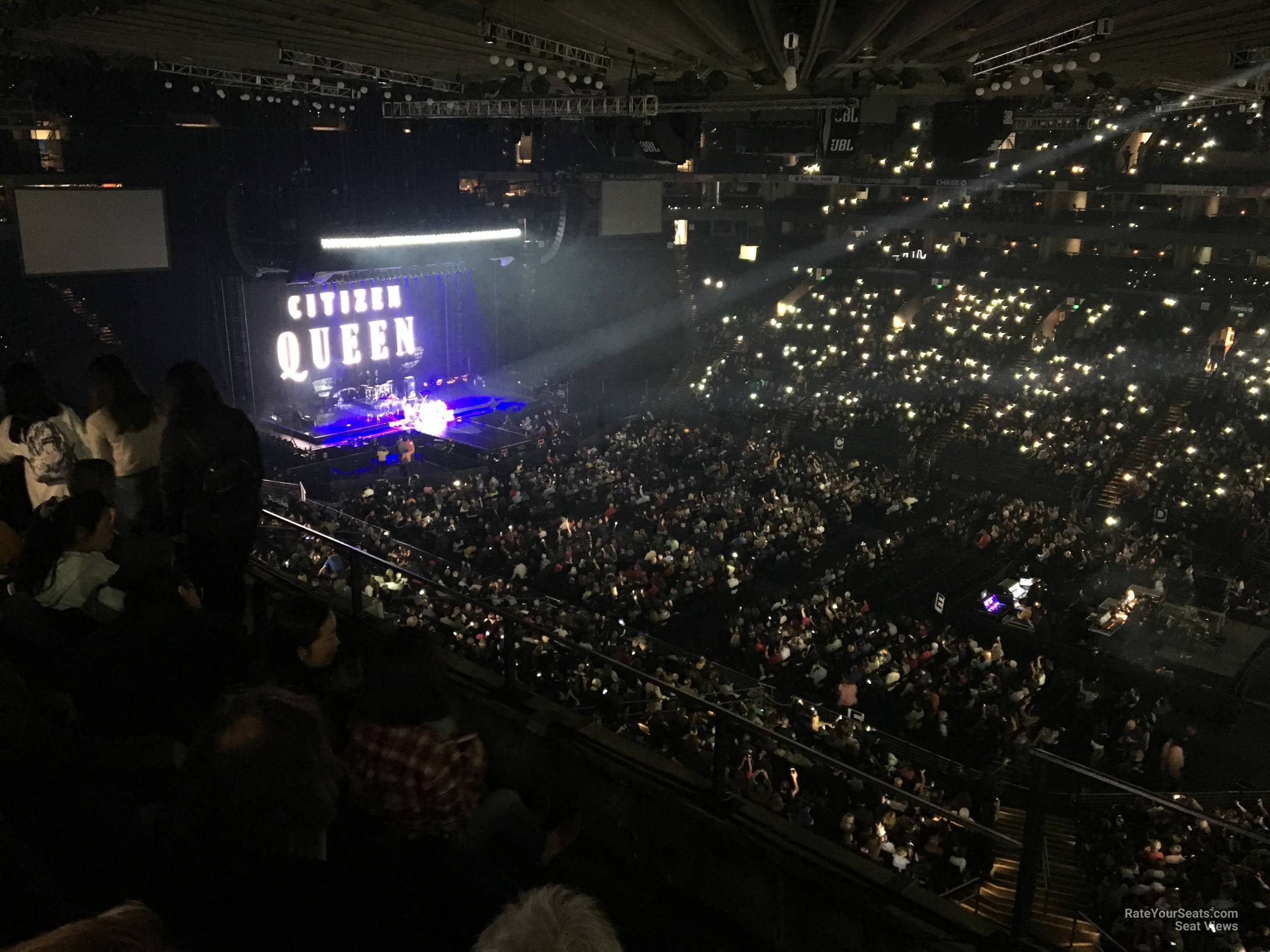 section 214, row 3 seat view  - oakland arena