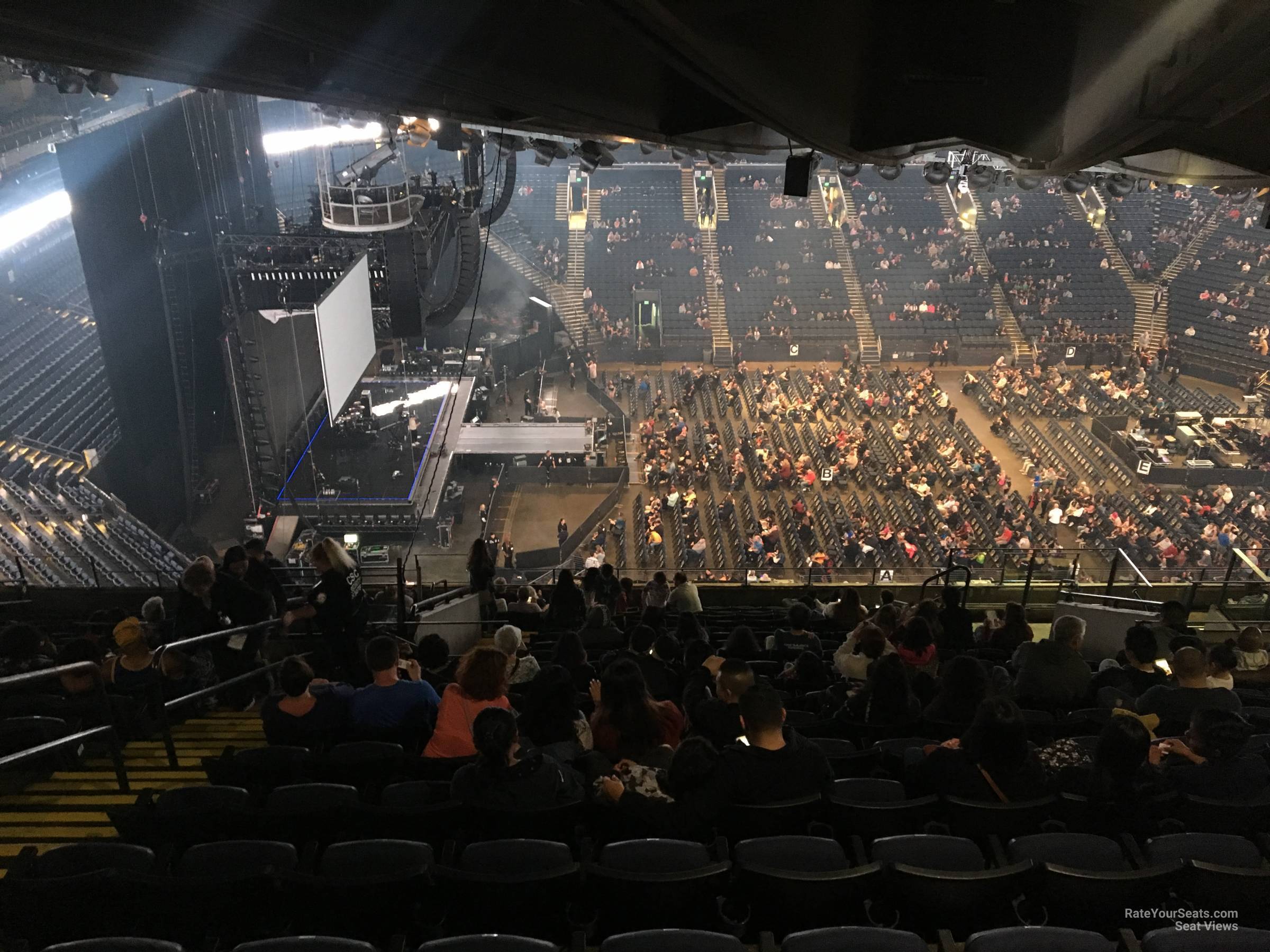 Section 218 at Oakland Arena
