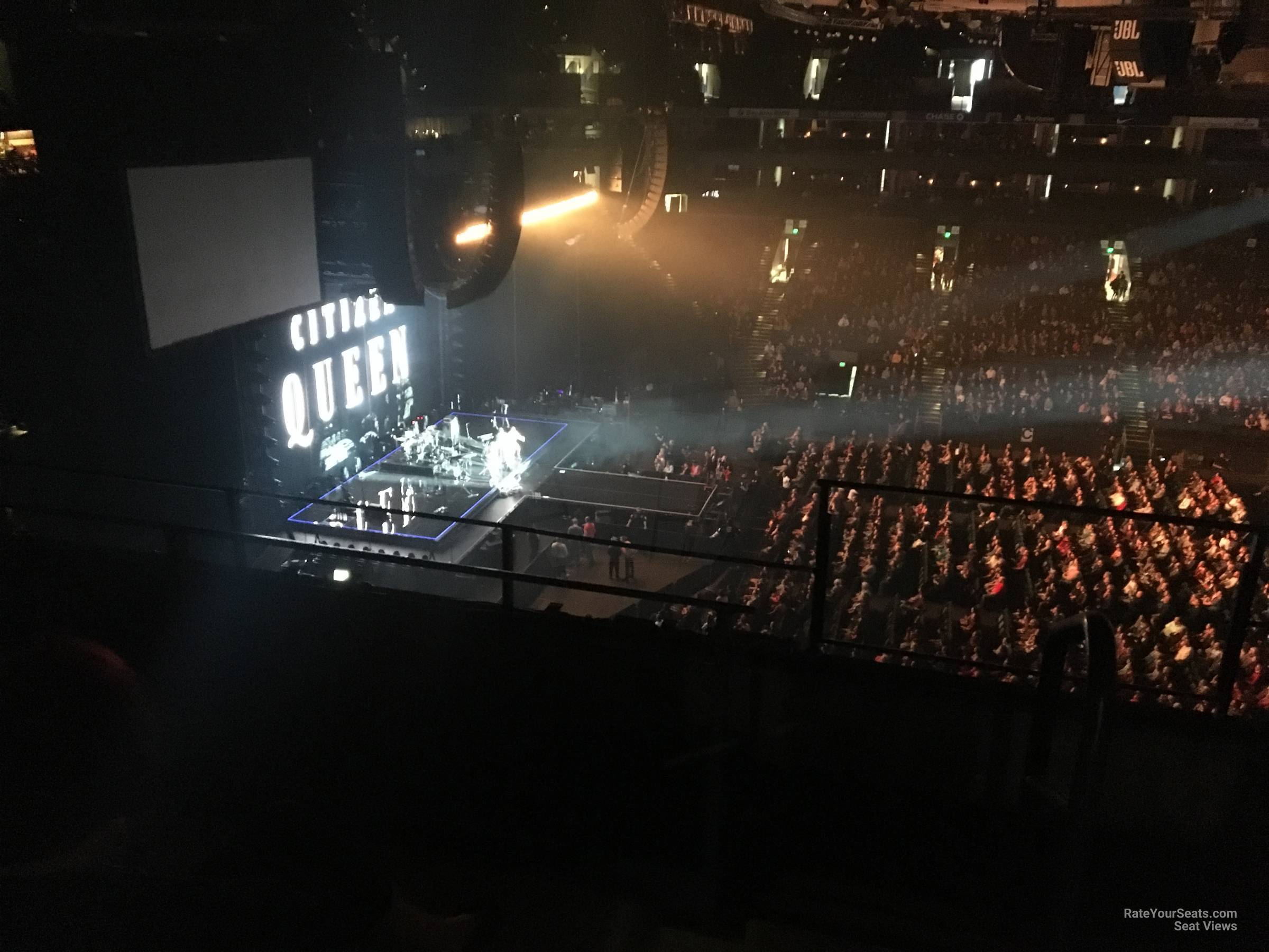 section 218, row 3 seat view  - oakland arena