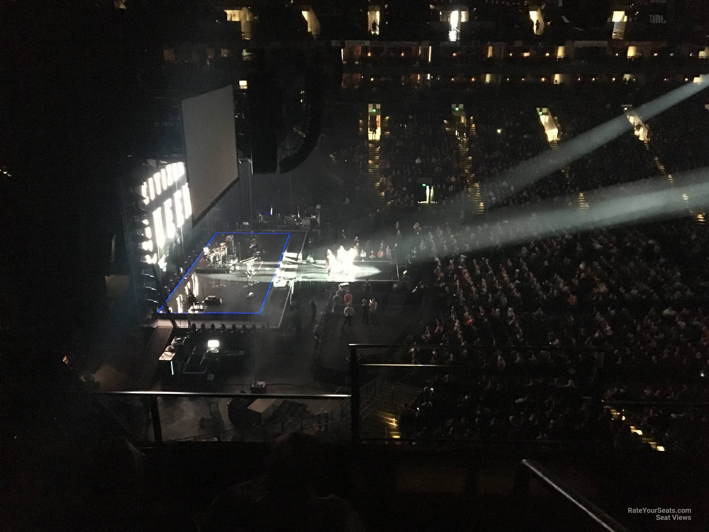 section 219, row 3 seat view  - oakland arena