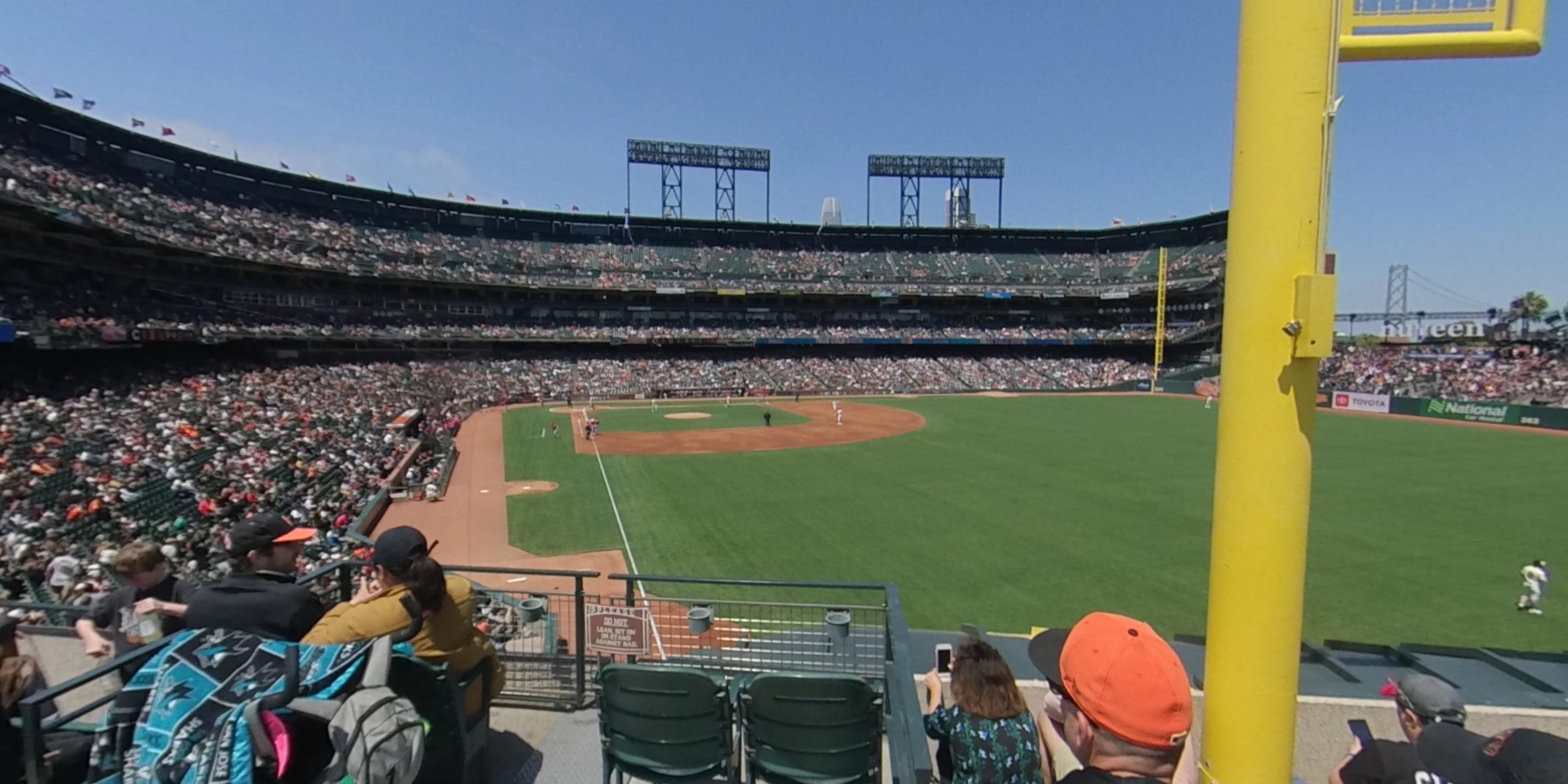 section 150 panoramic seat view  for baseball - oracle park