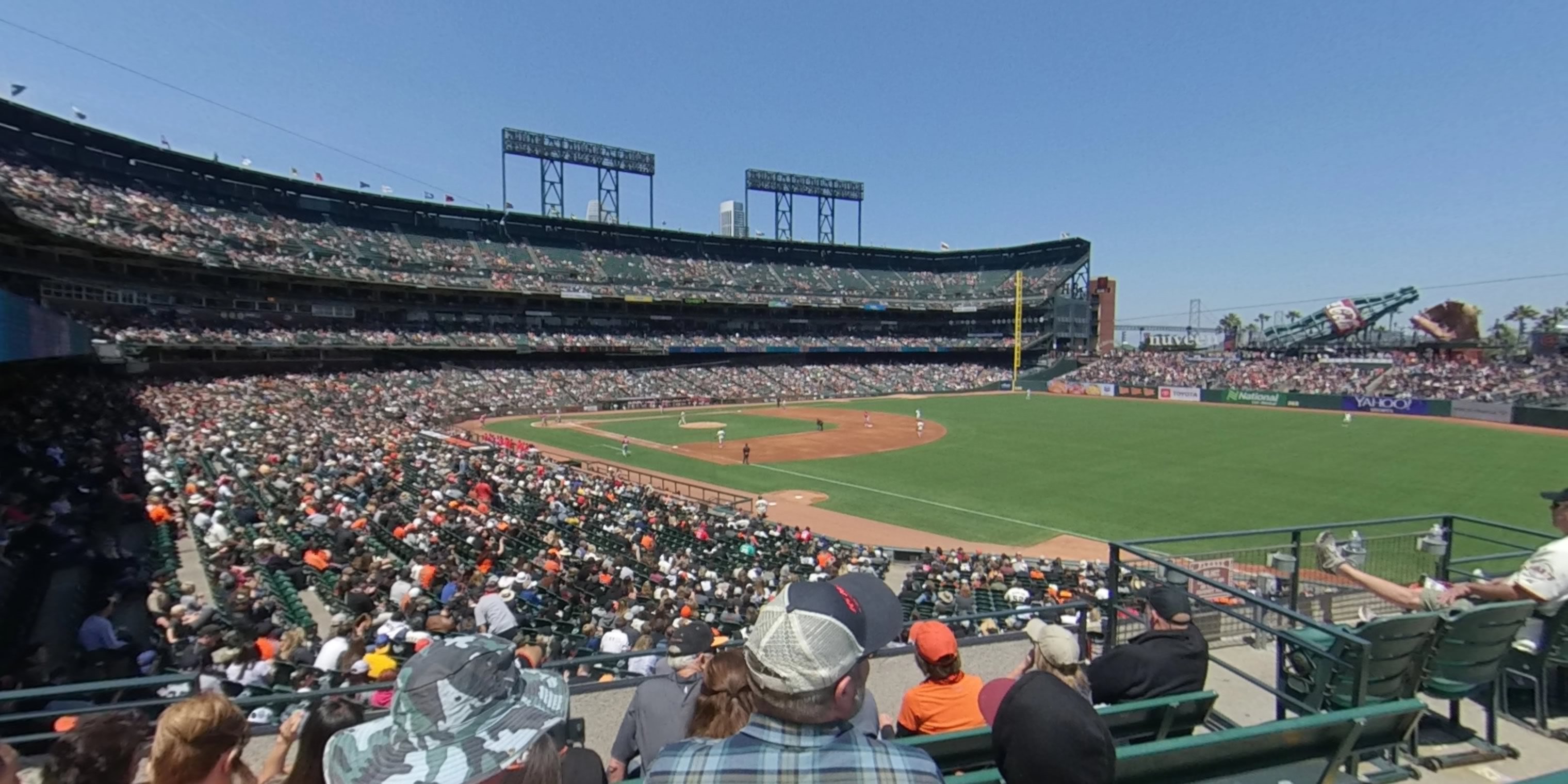 section 152 panoramic seat view  for baseball - oracle park