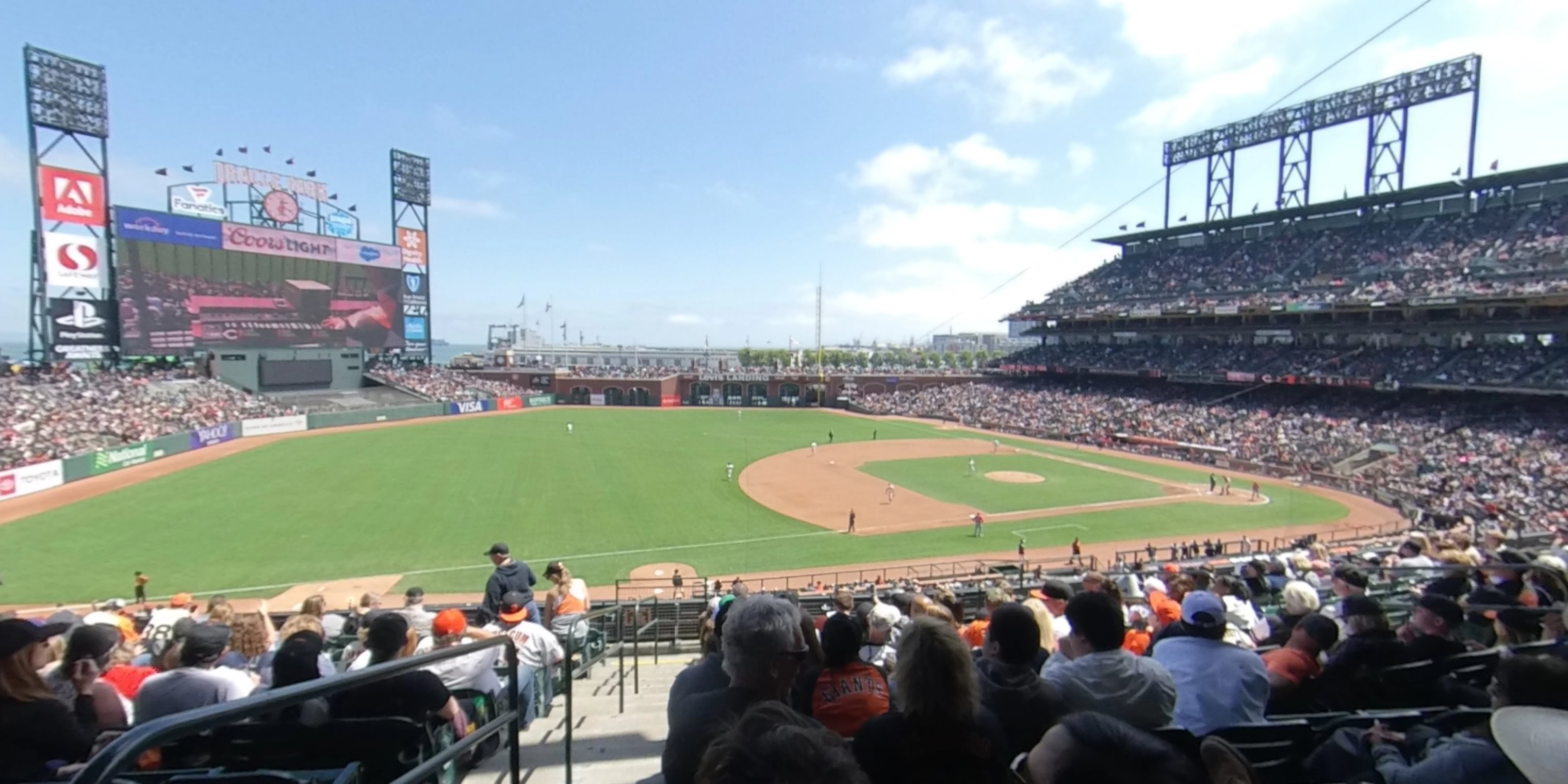 section 226 panoramic seat view  for baseball - oracle park