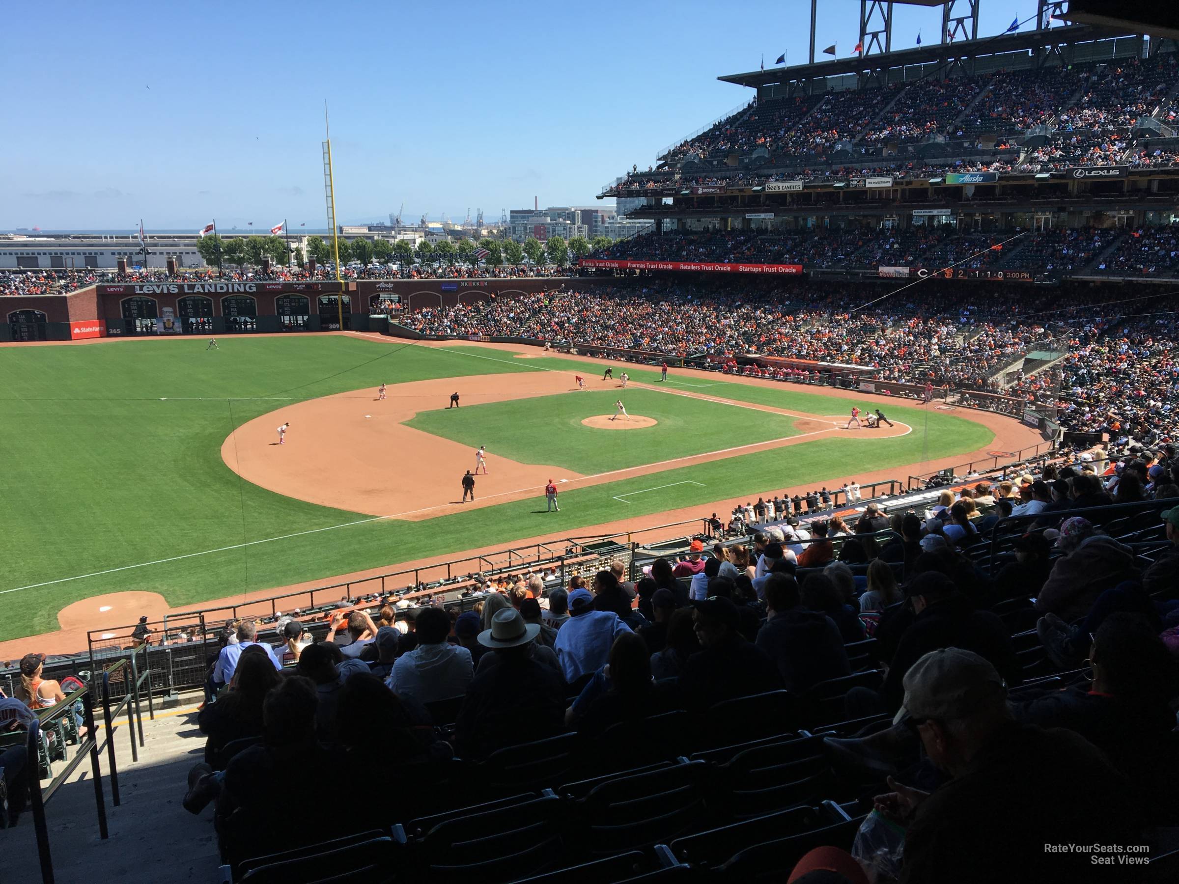 section 226, row i seat view  for baseball - oracle park