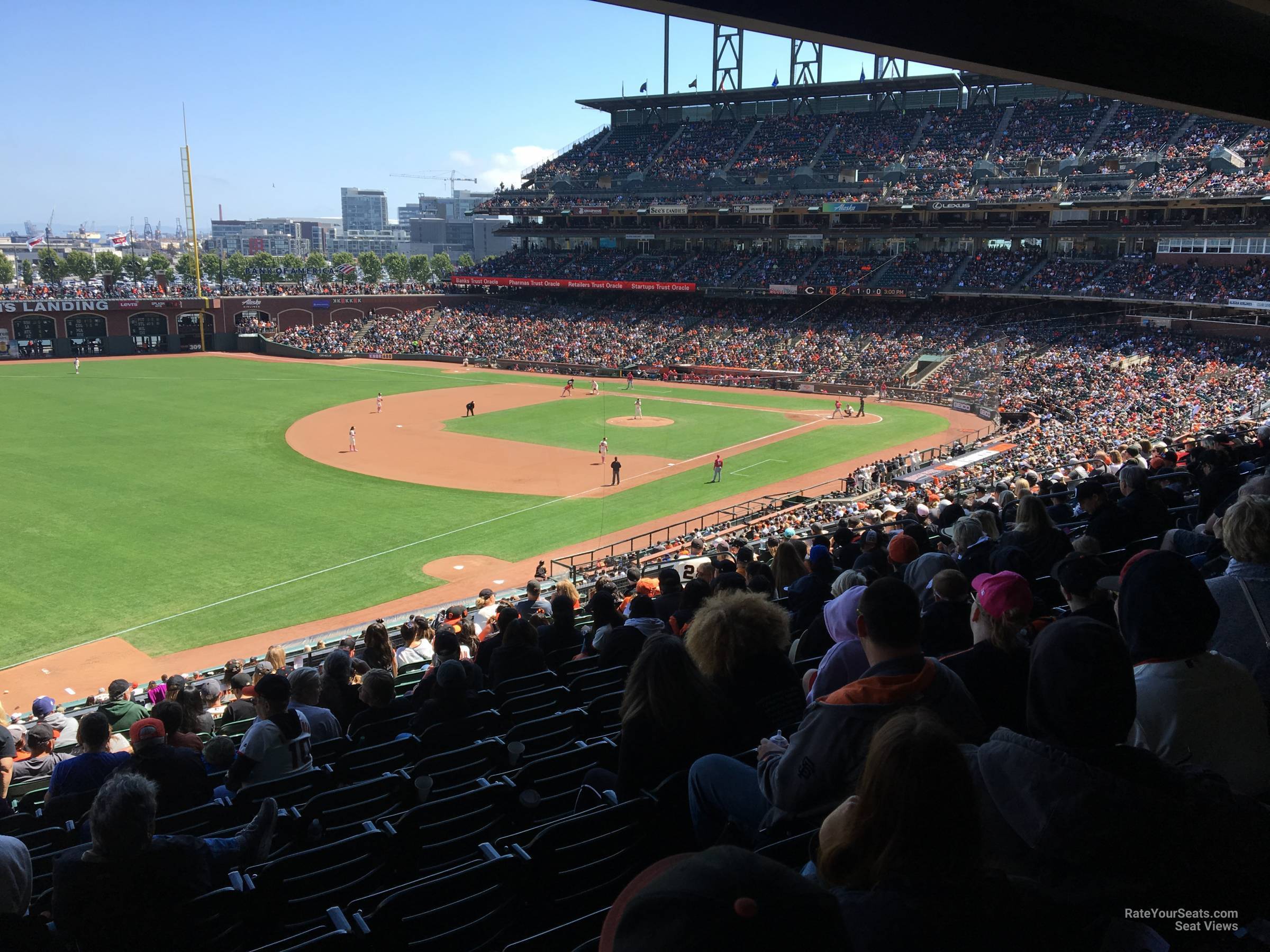 section 229, row i seat view  for baseball - oracle park