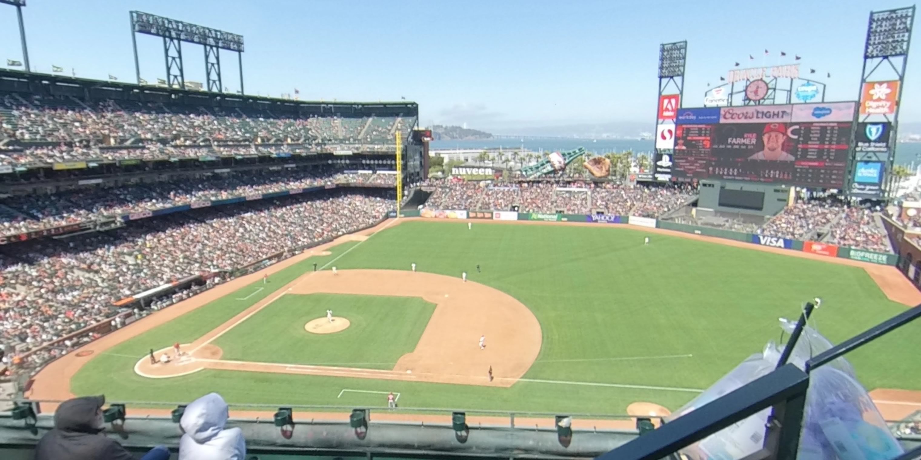 section 305 panoramic seat view  for baseball - oracle park