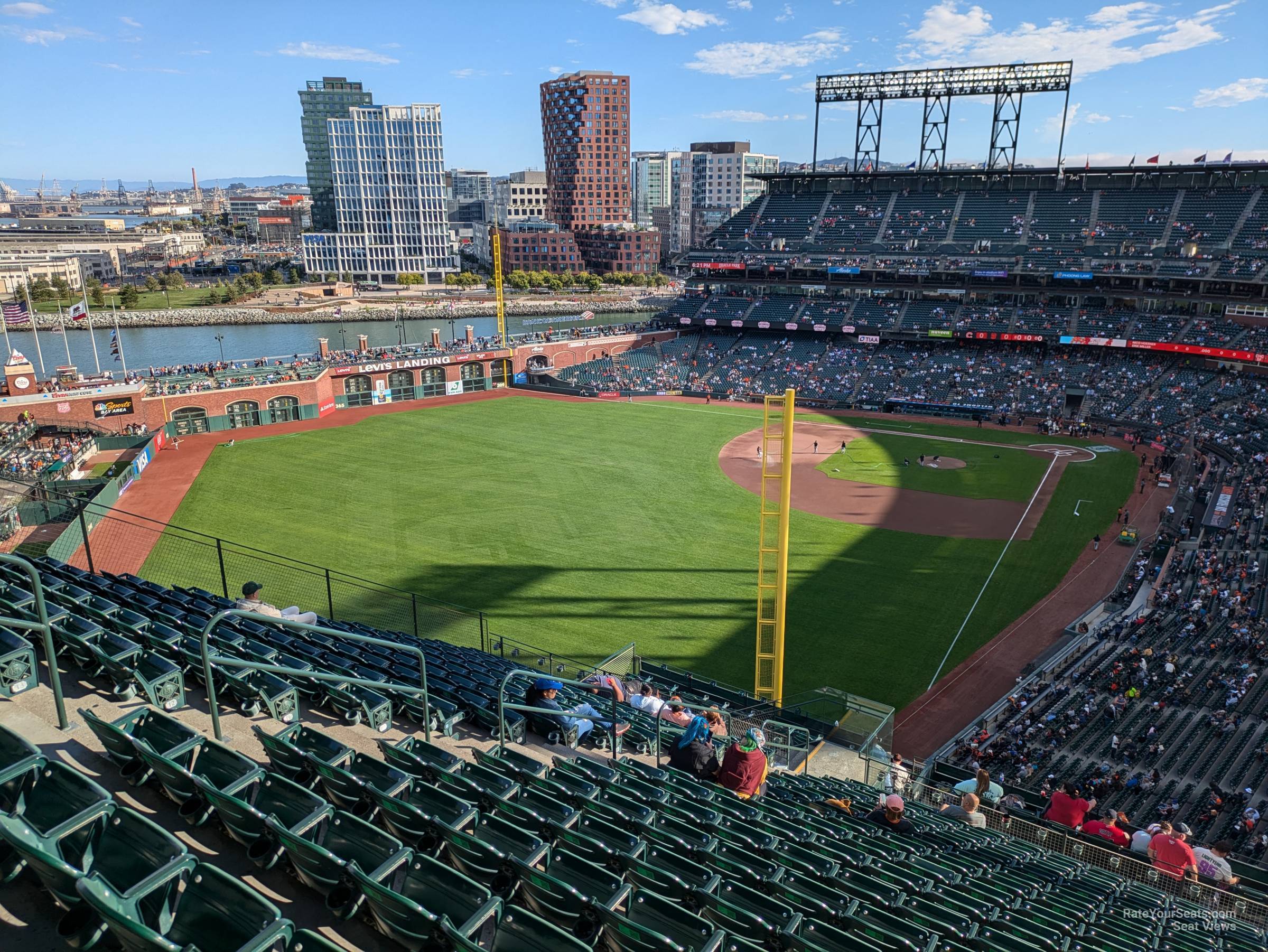 section 335, row 16 seat view  for baseball - oracle park