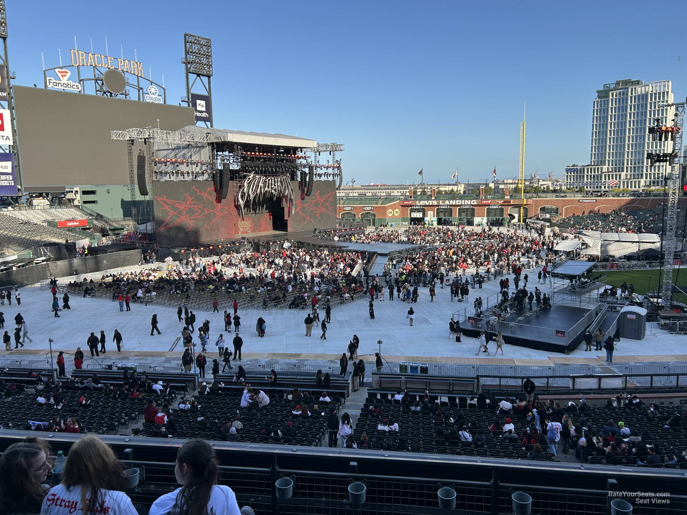 section 227, row e seat view  for concert - oracle park
