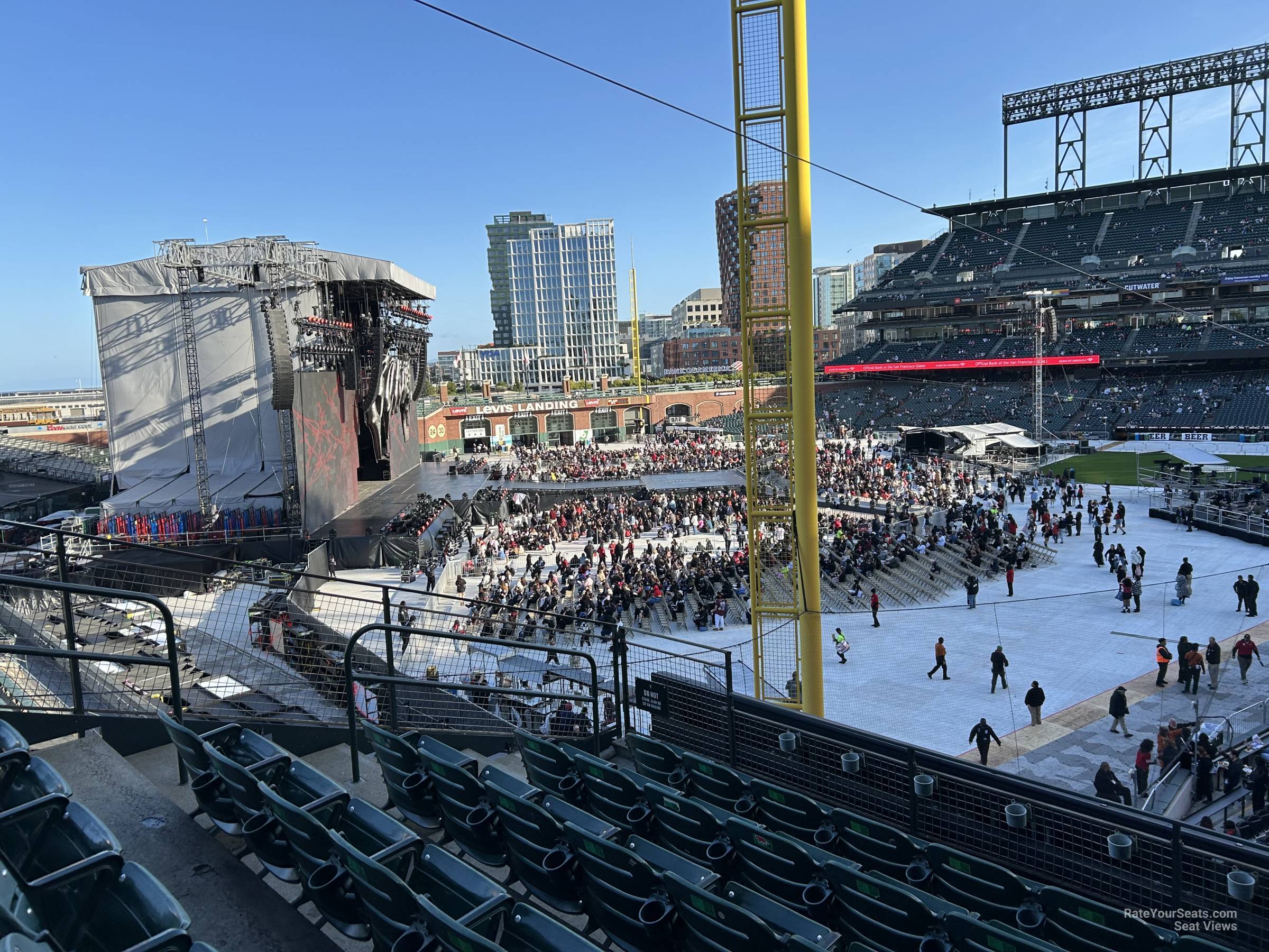 section 234, row e seat view  for concert - oracle park
