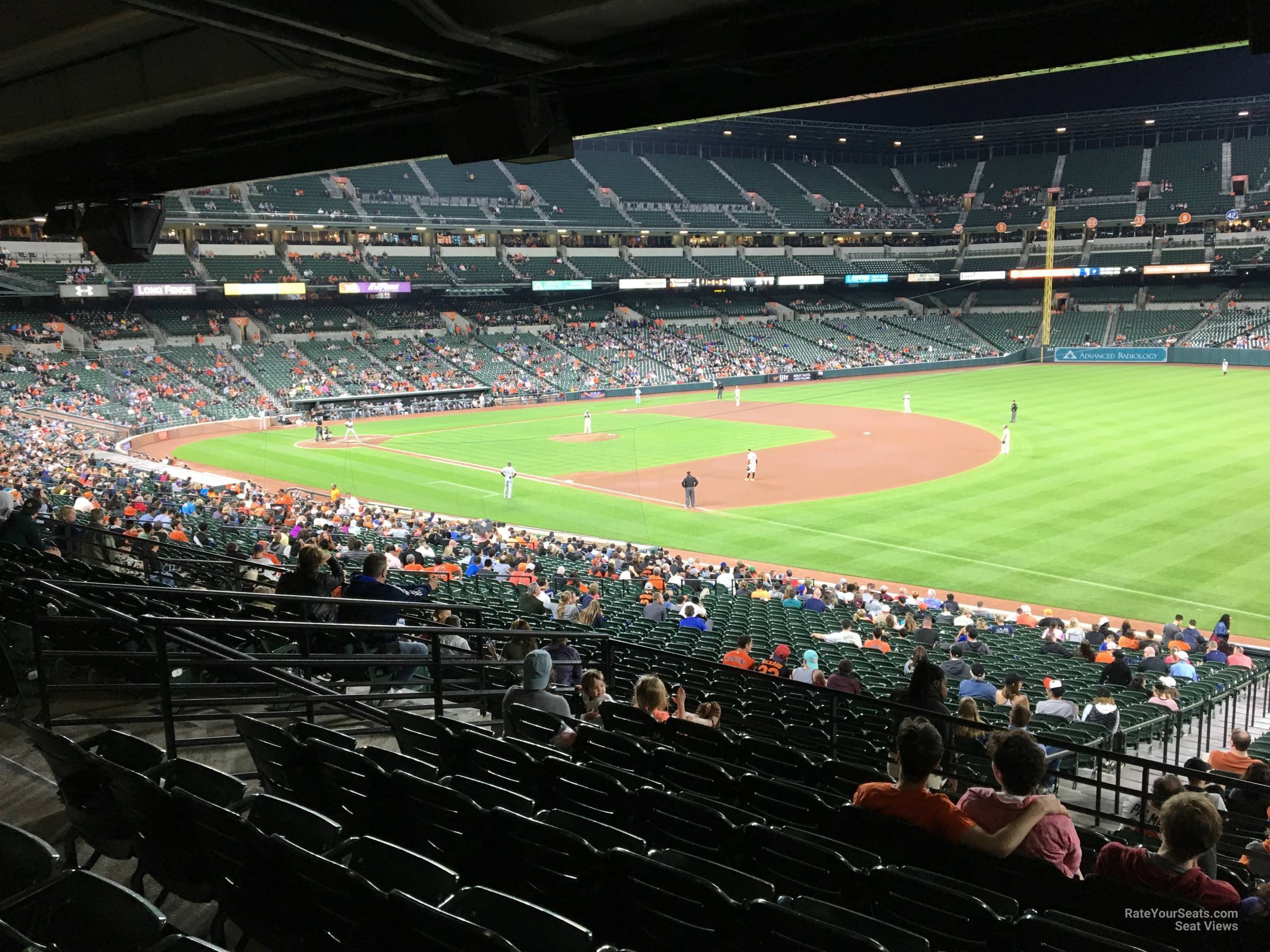 section 11, row 10 seat view  - oriole park