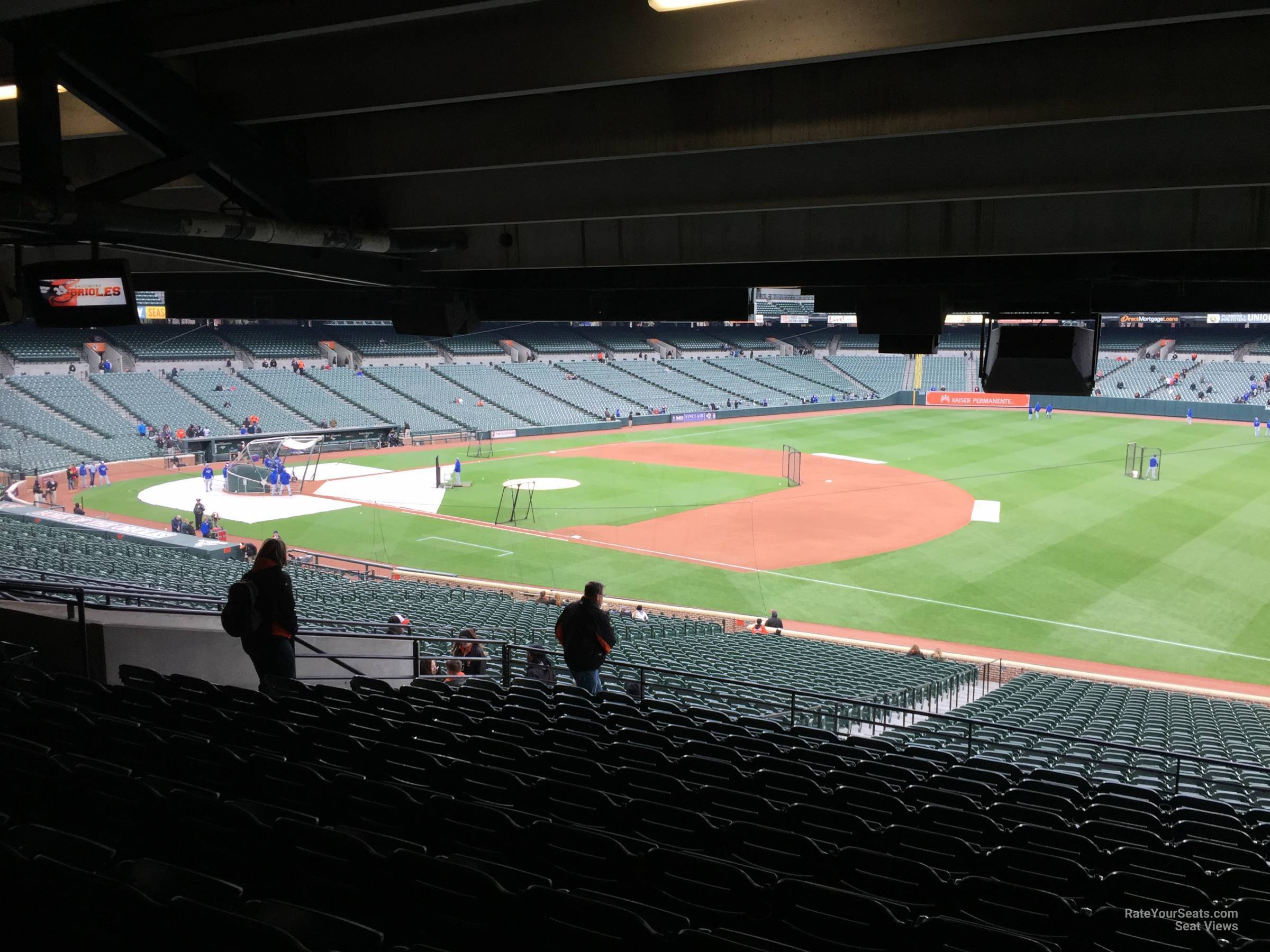 section 13, row 13 seat view  - oriole park at camden yards