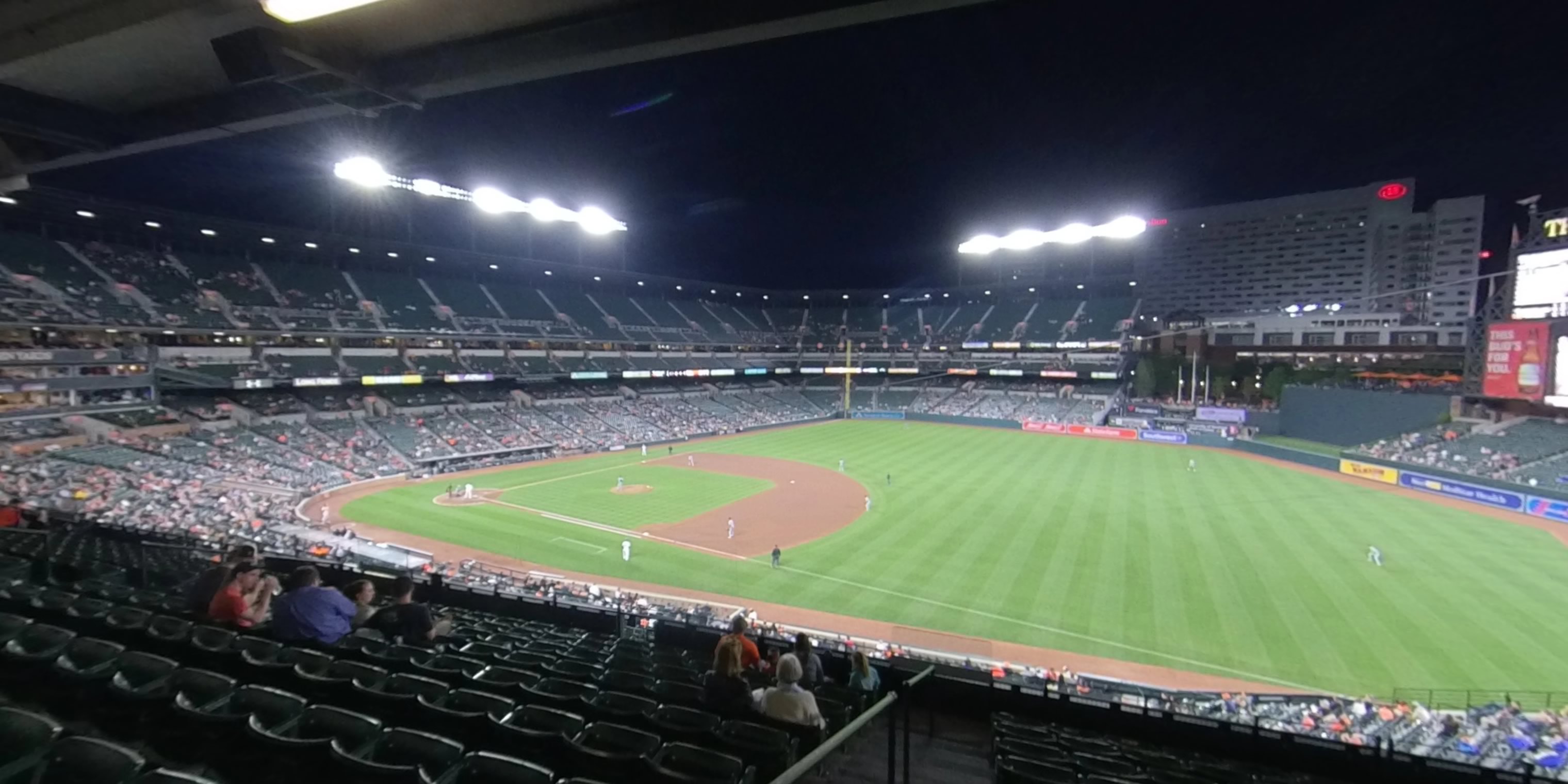 Section 212 at Oriole Park