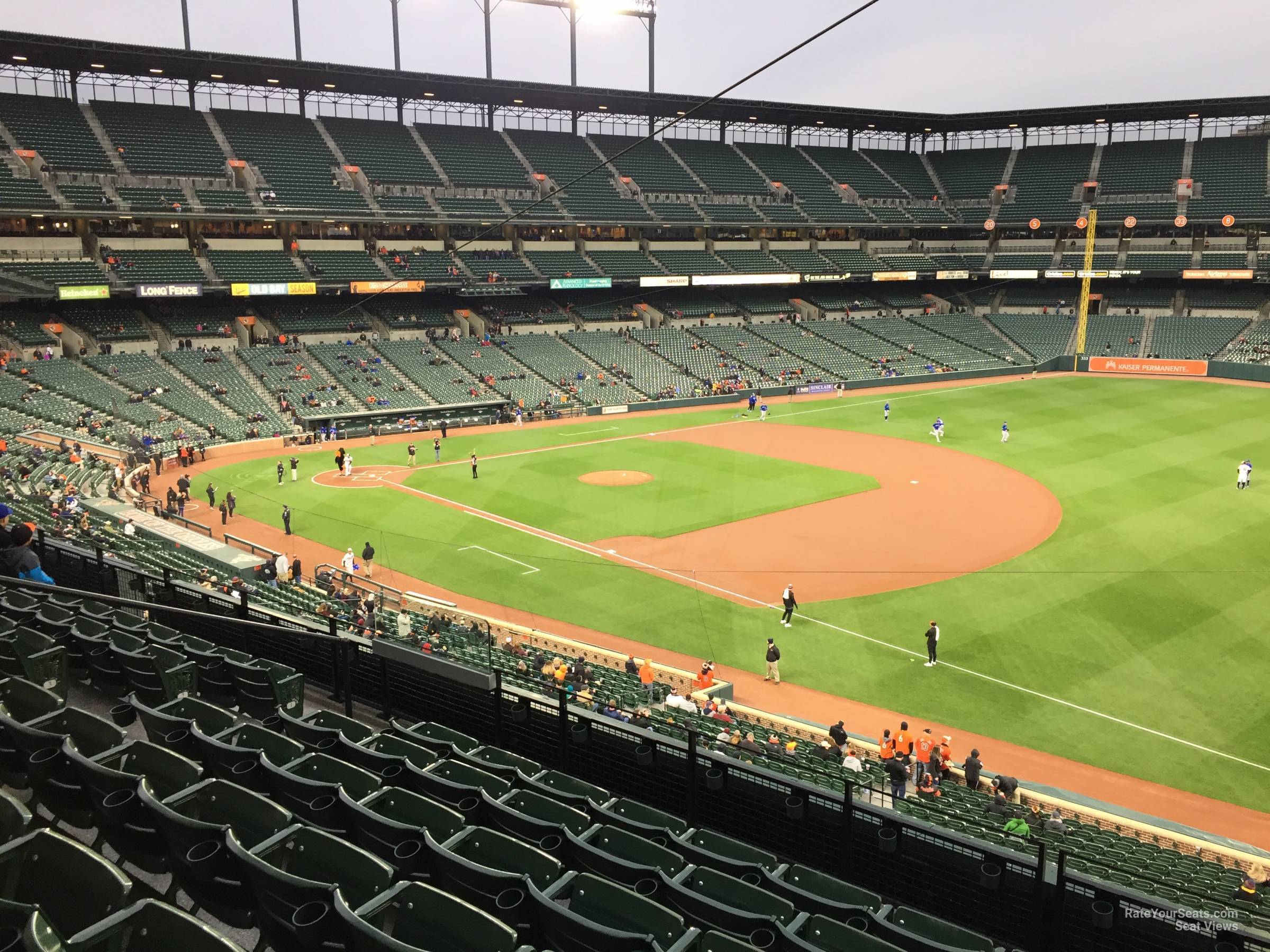 section 212, row 5 seat view  - oriole park