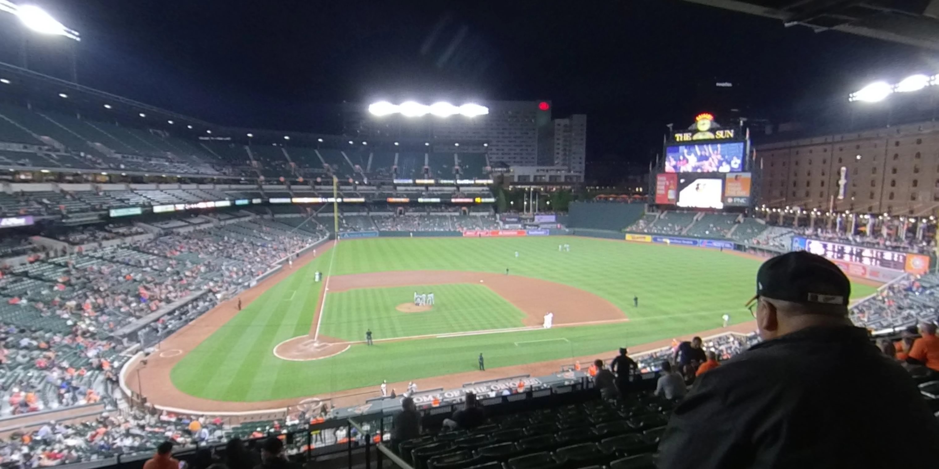 section 226 panoramic seat view  - oriole park