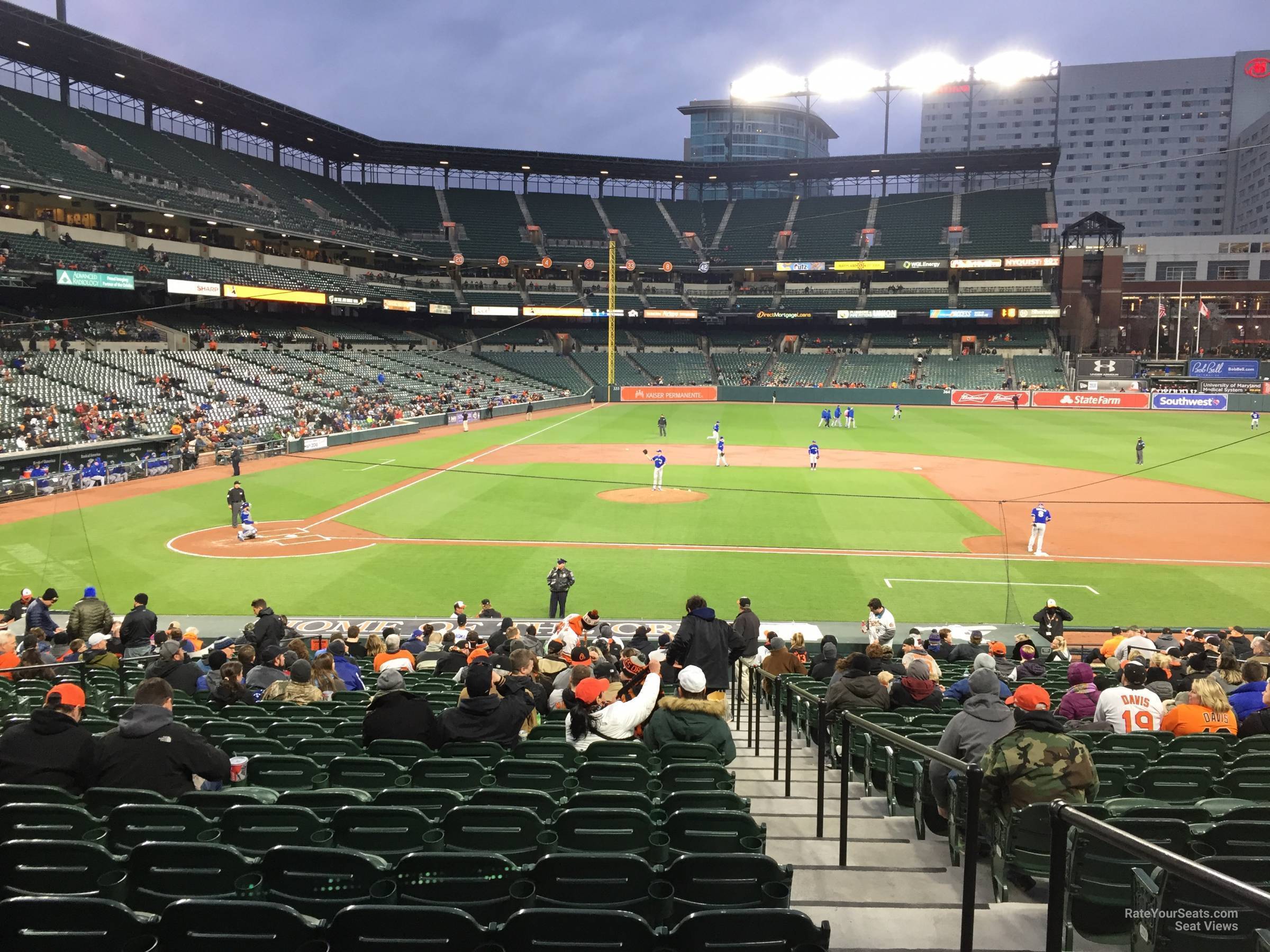 Oriole Park At Camden Yards Seating Chart Rows