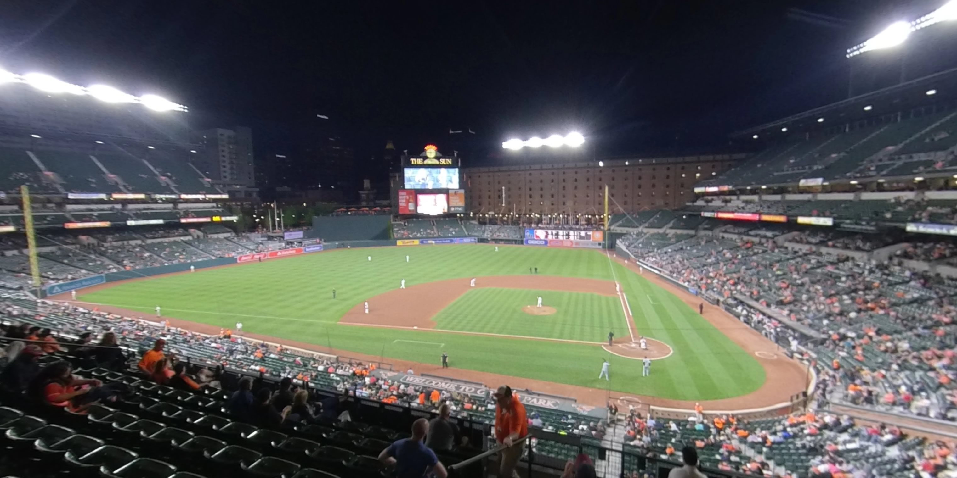 section 244 panoramic seat view  - oriole park