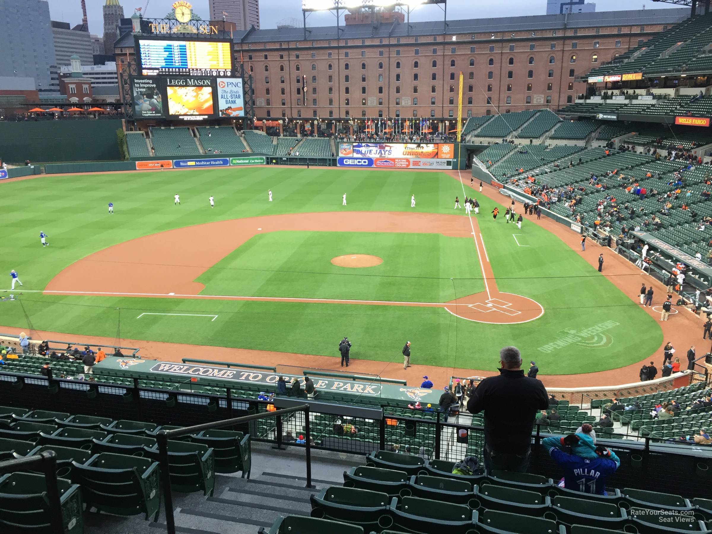section 244, row 5 seat view  - oriole park