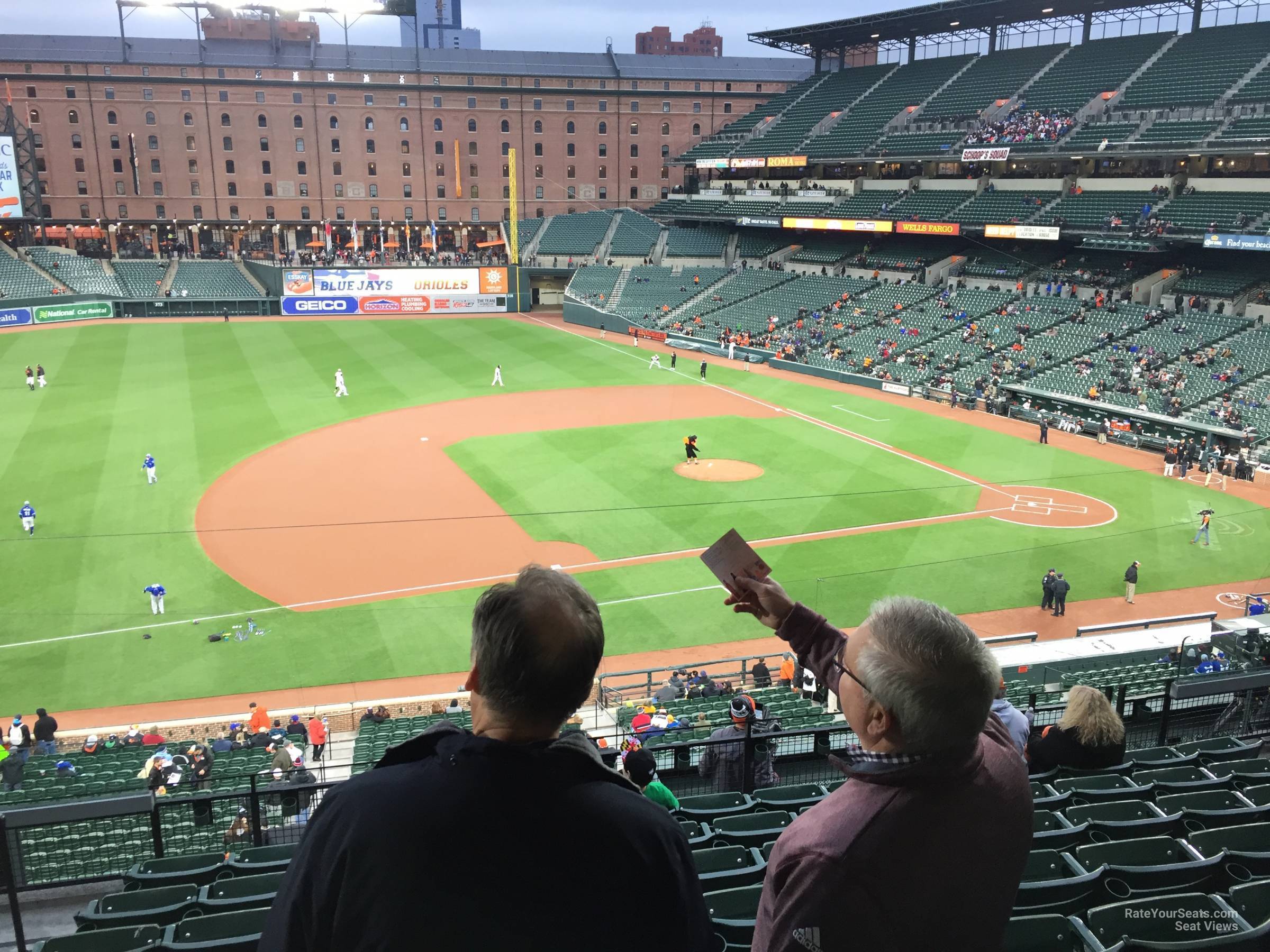 section 252, row 5 seat view  - oriole park