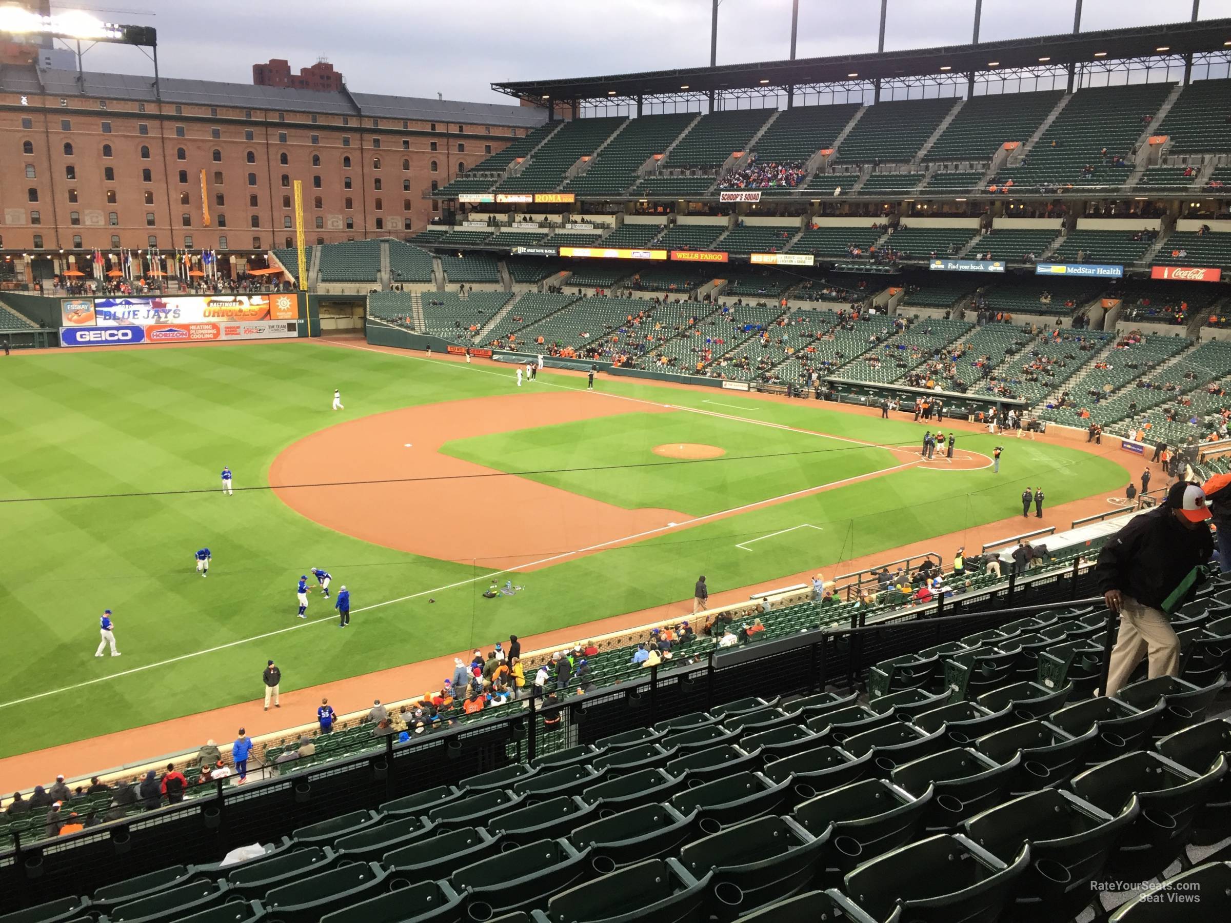 section 258, row 5 seat view  - oriole park