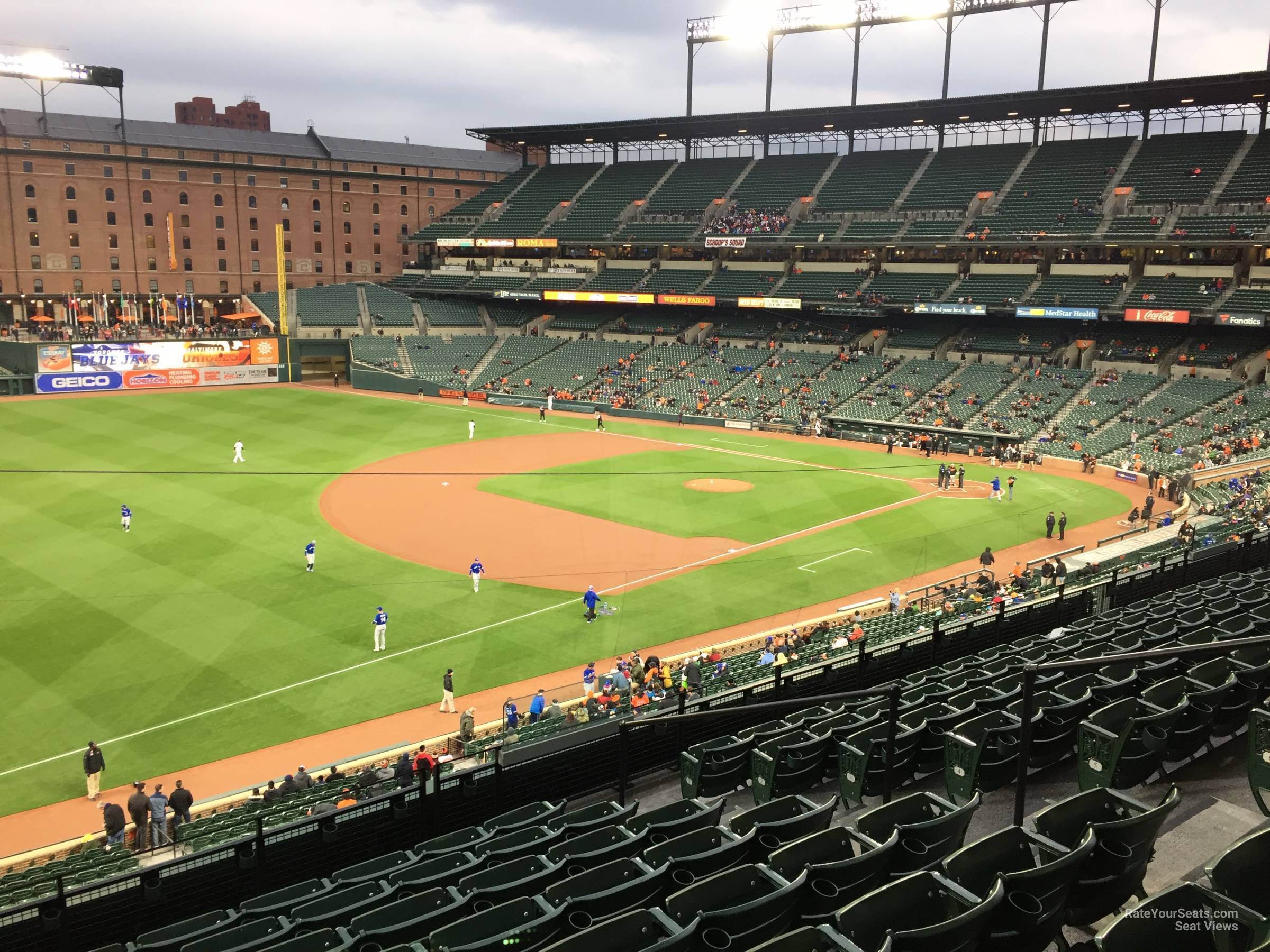 section 260, row 5 seat view  - oriole park
