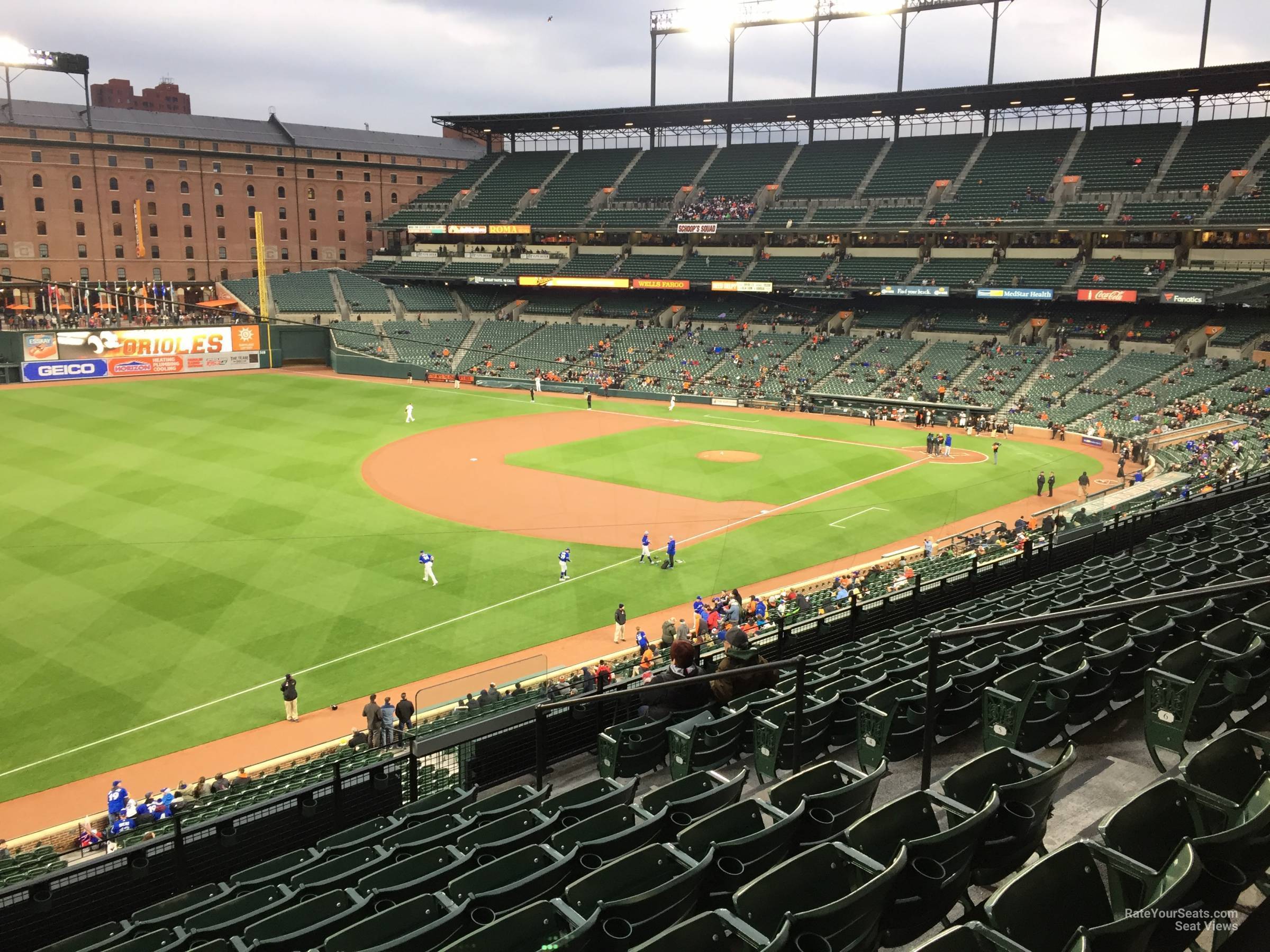section 262, row 5 seat view  - oriole park