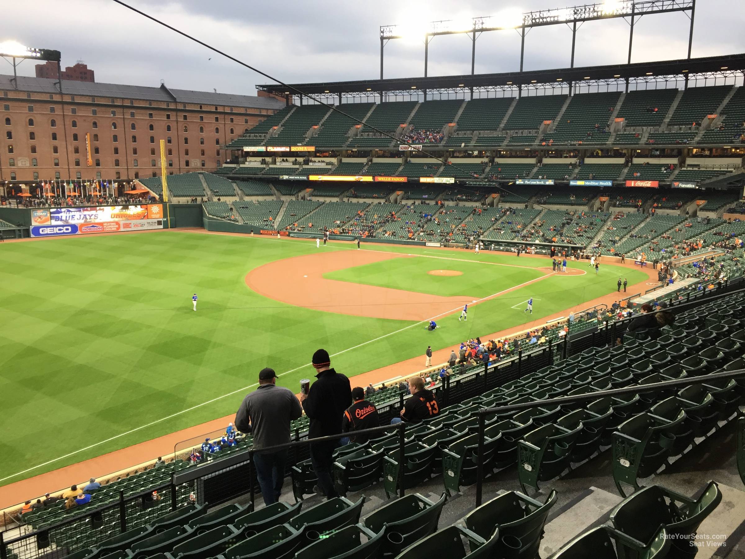 section 264, row 5 seat view  - oriole park