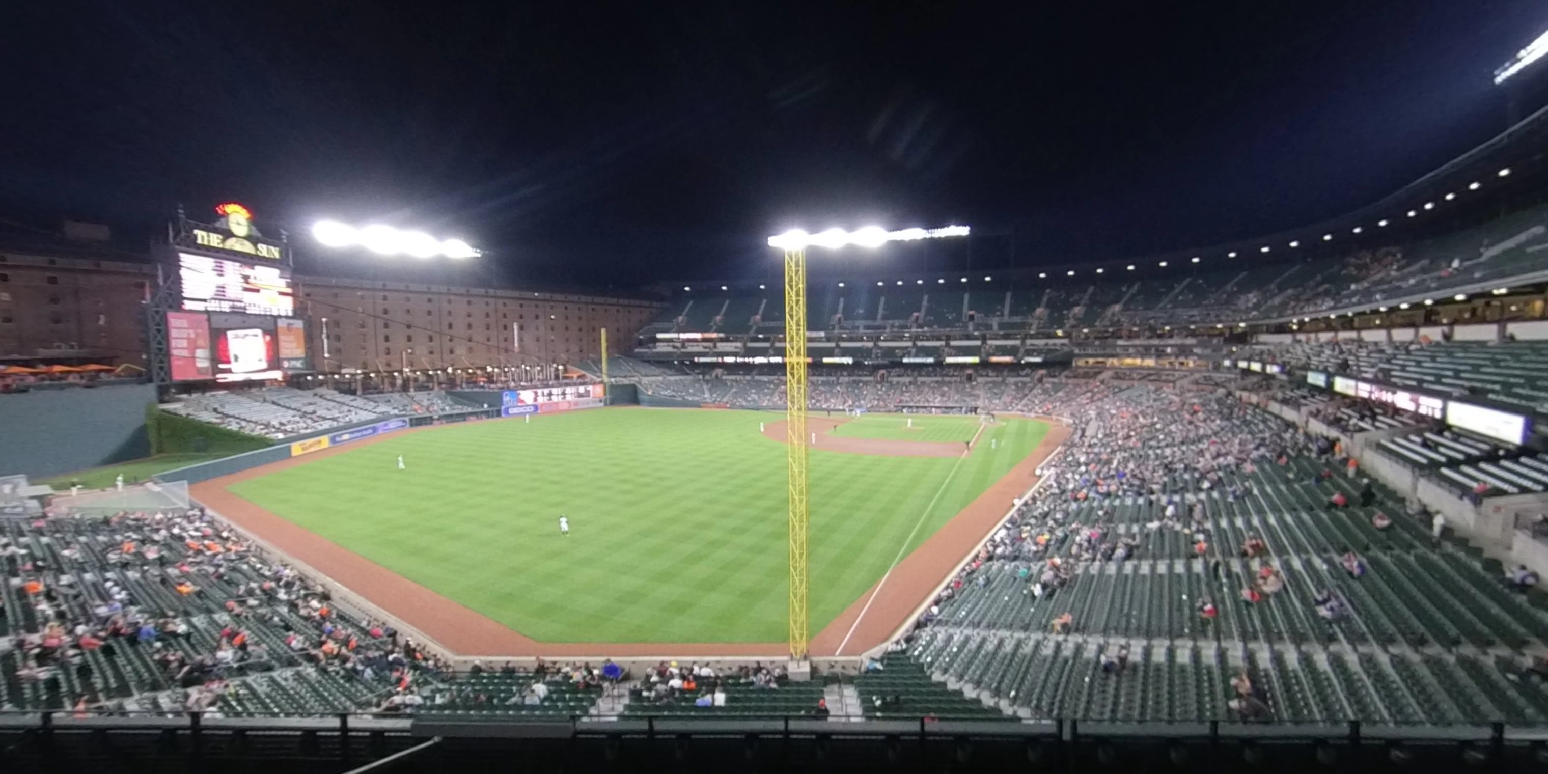 section 274 panoramic seat view  - oriole park
