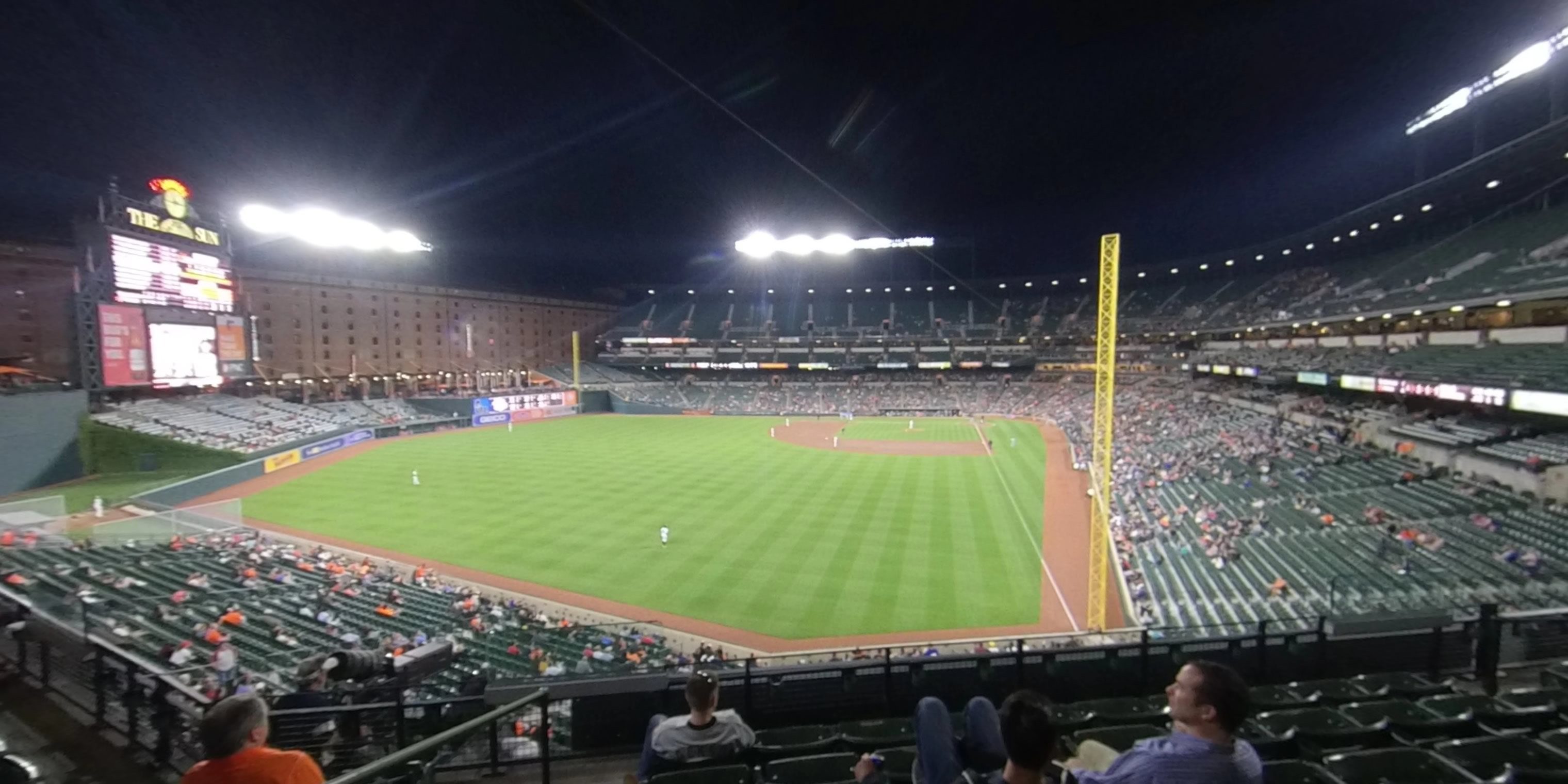 section 278 panoramic seat view  - oriole park