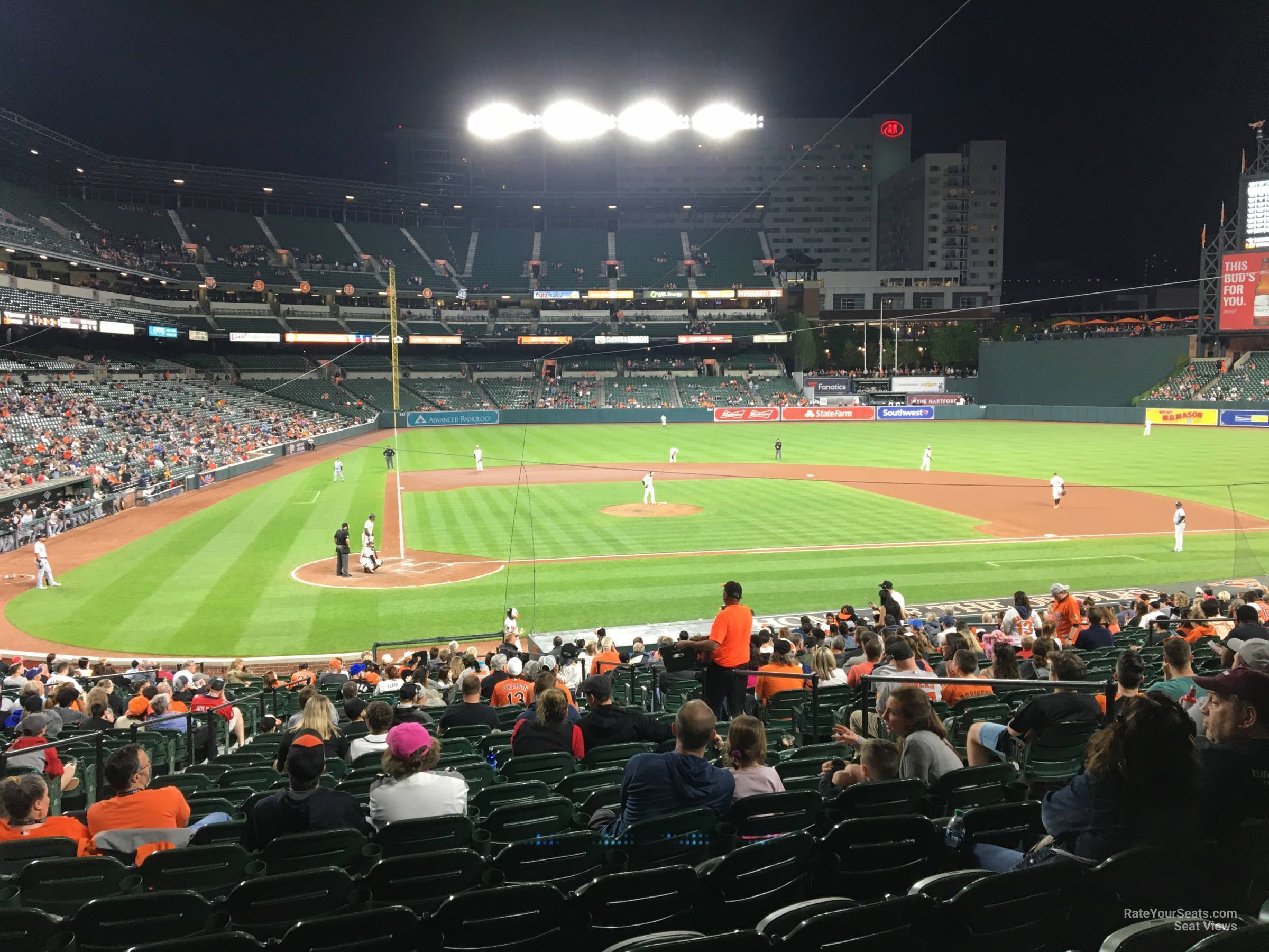 section 28, row 27 seat view  - oriole park