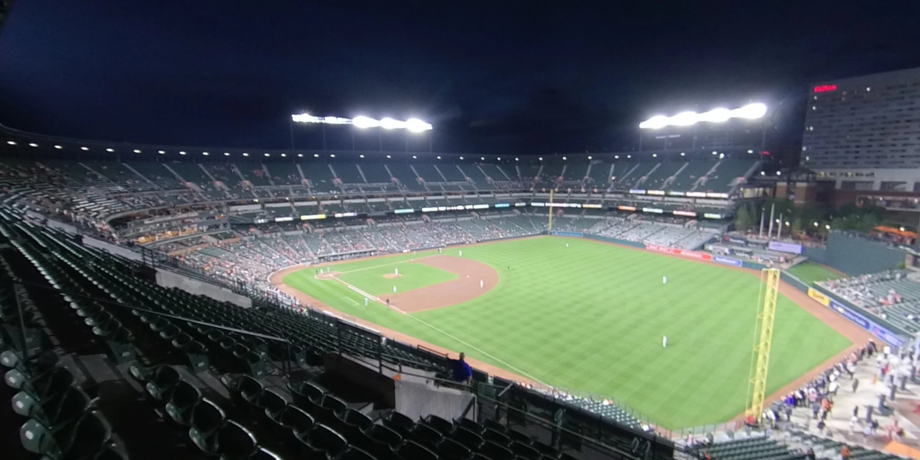 section 306 panoramic seat view  - oriole park