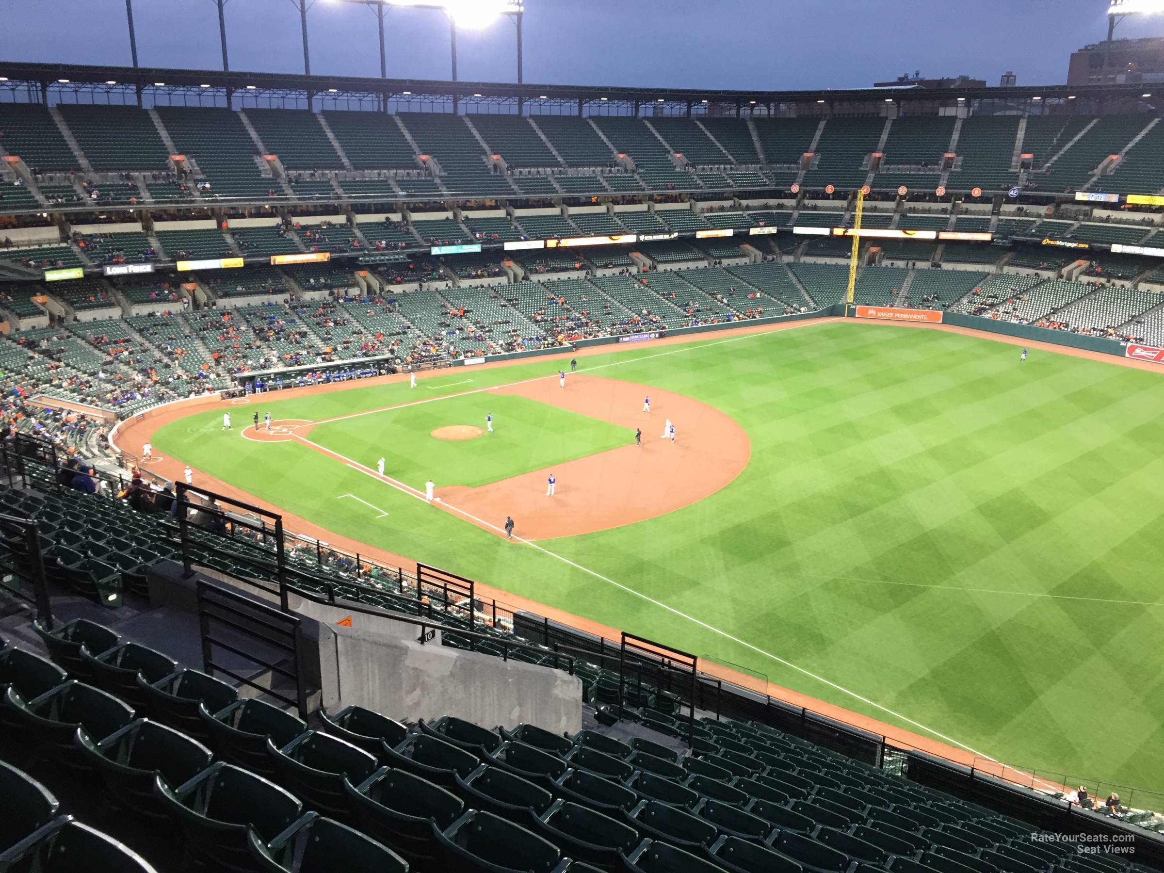 section 308, row 15 seat view  - oriole park