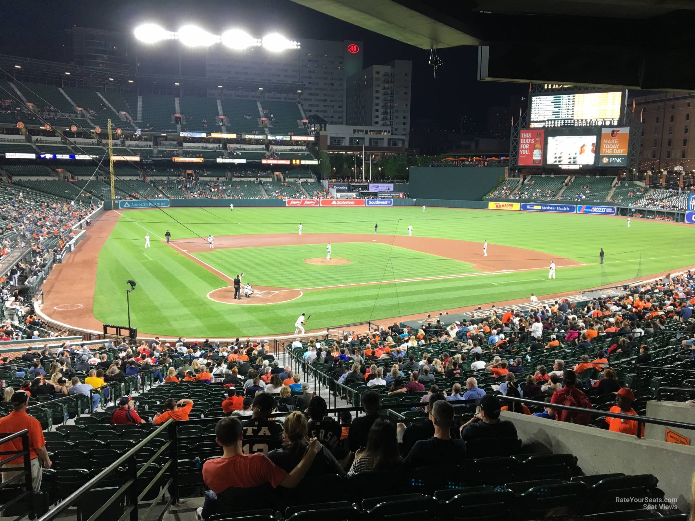 section 31, row 10 seat view  - oriole park