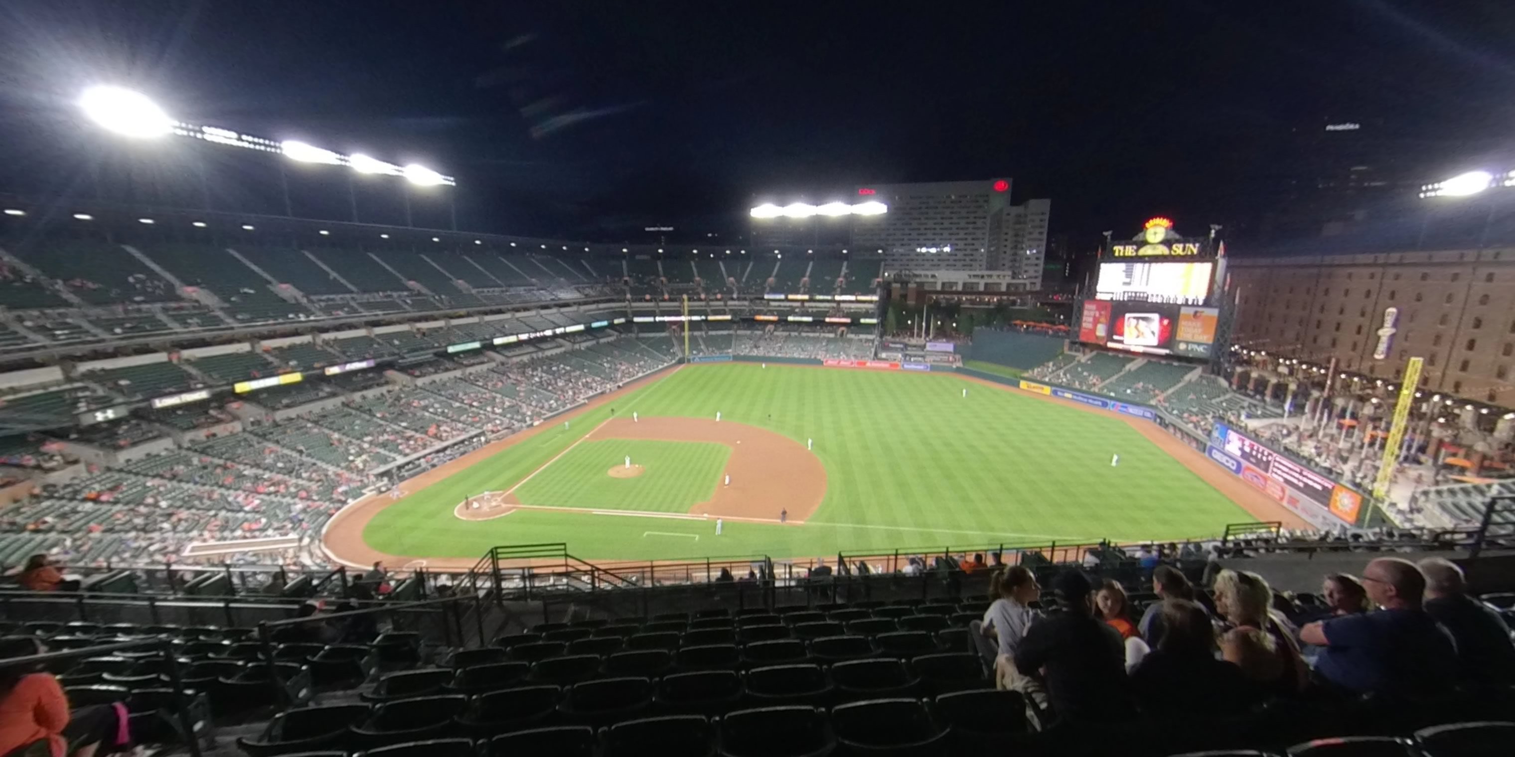 oriole park section 318 rateyourseats com oriole park seating chart