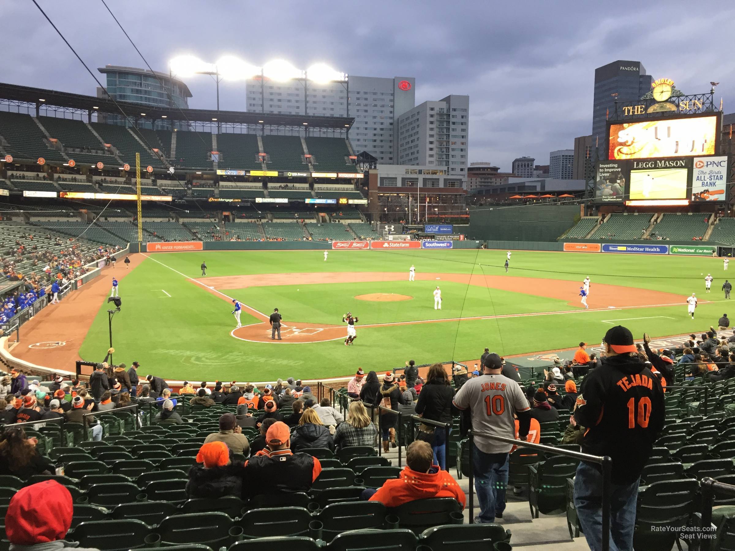 section 32, row 20 seat view  - oriole park