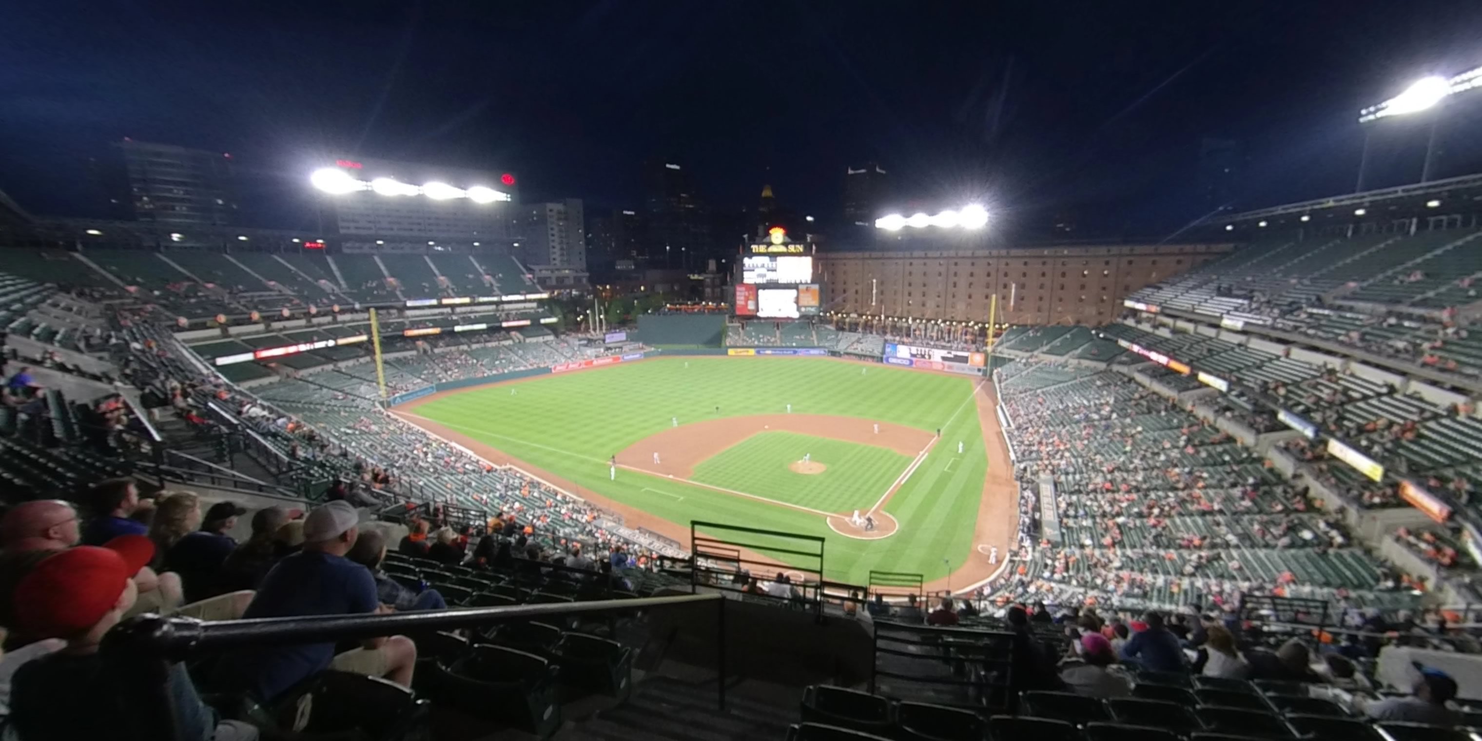 section 342 panoramic seat view  - oriole park
