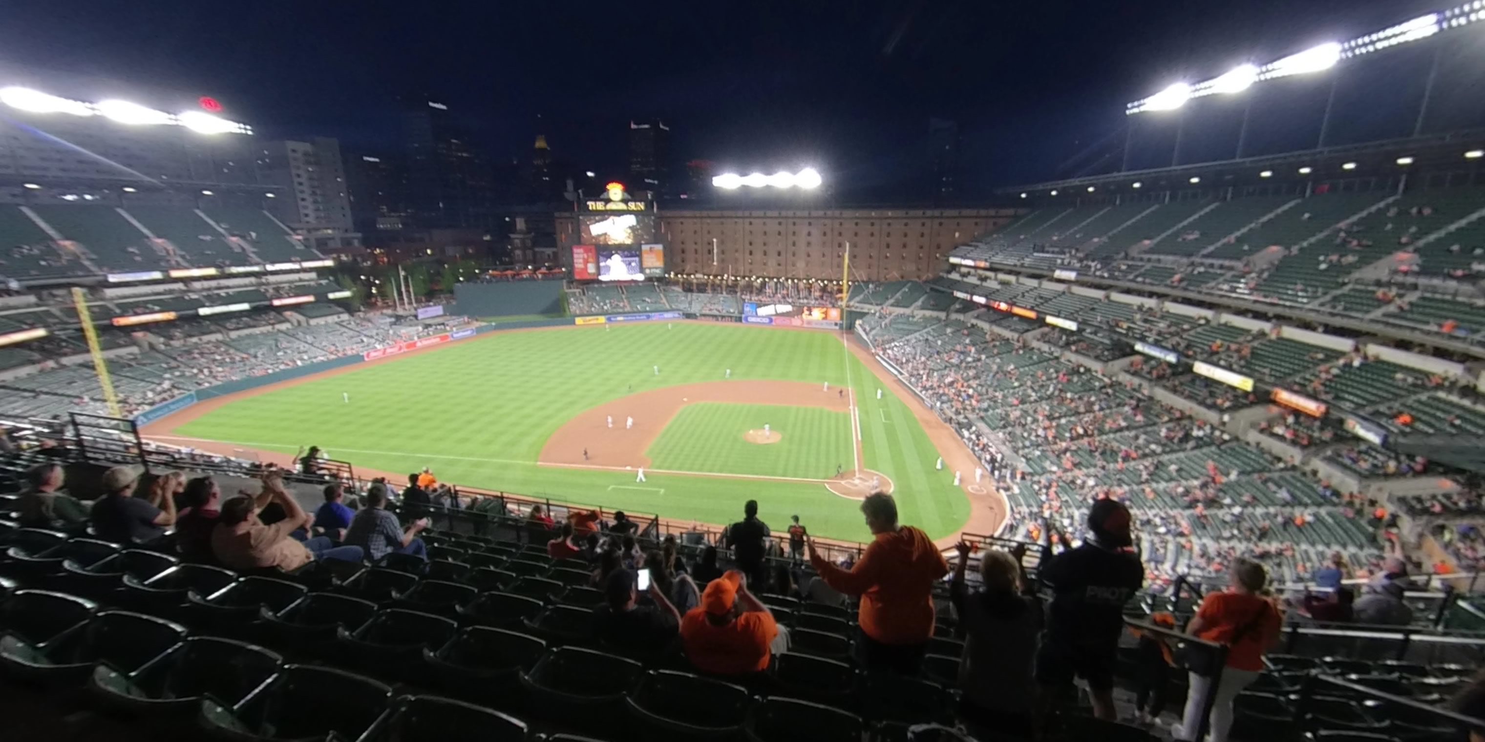 section 346 panoramic seat view  - oriole park