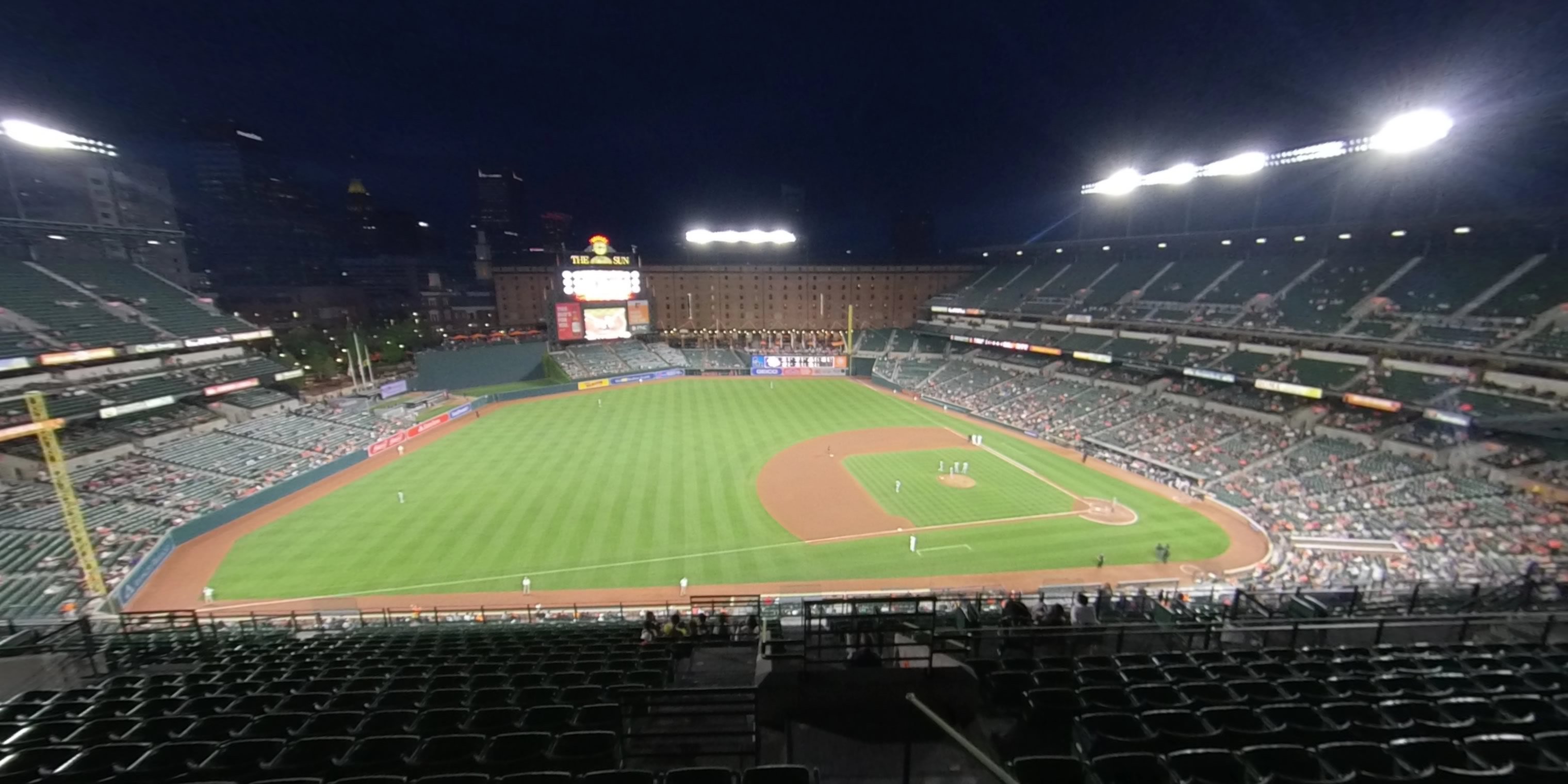 section 356 panoramic seat view  - oriole park