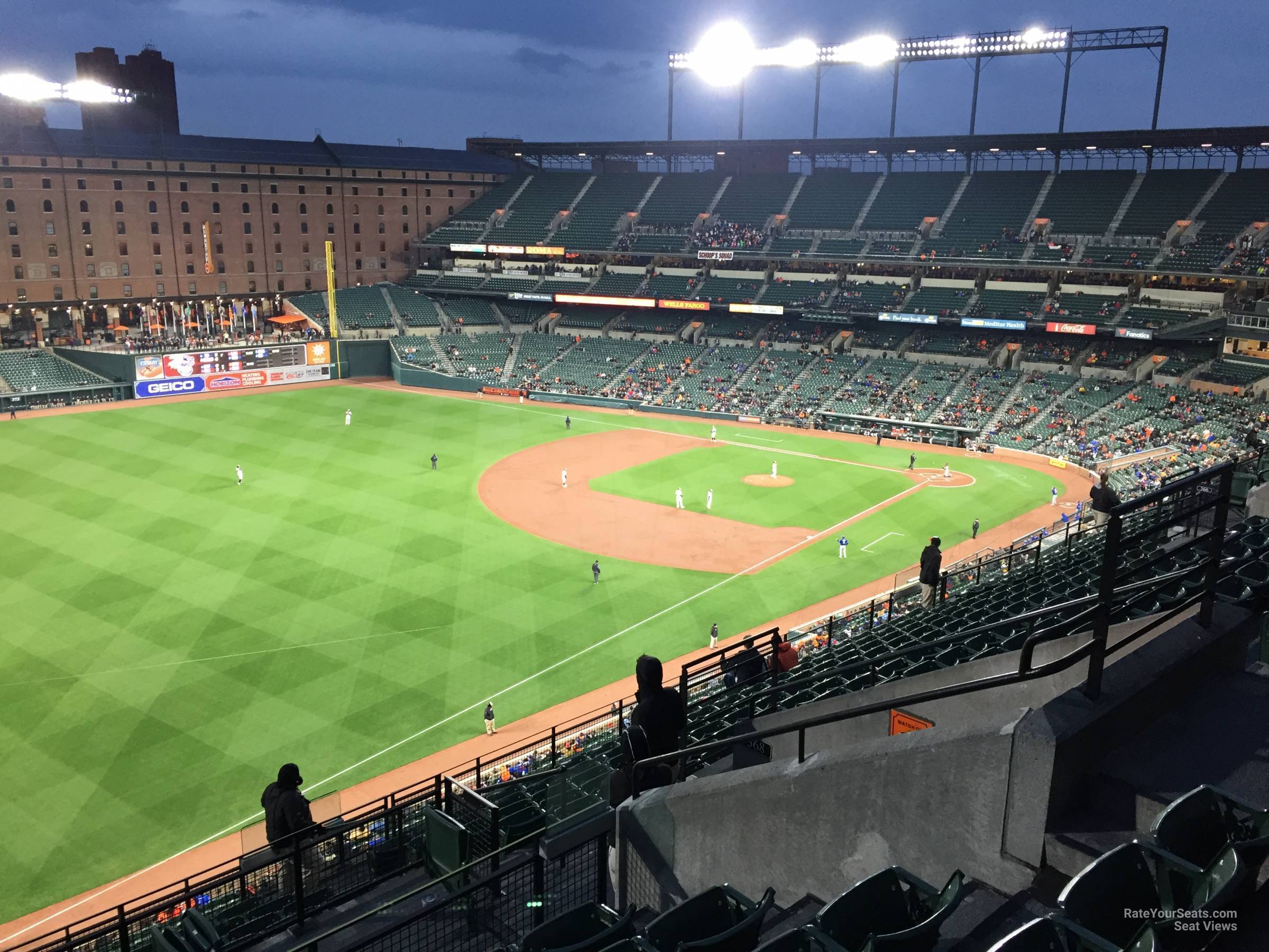 section 370, row 15 seat view  - oriole park