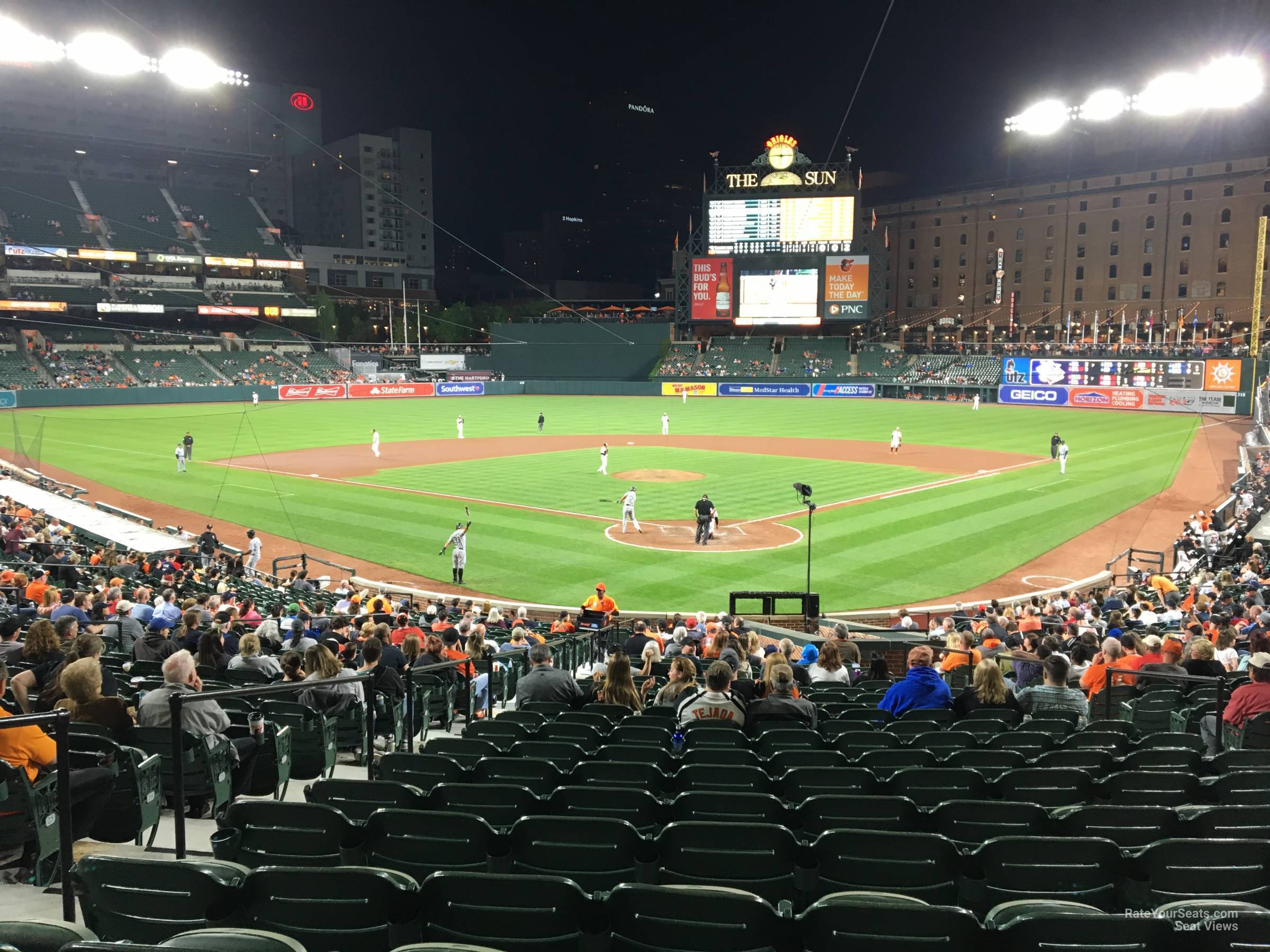 section 38, row 27 seat view  - oriole park