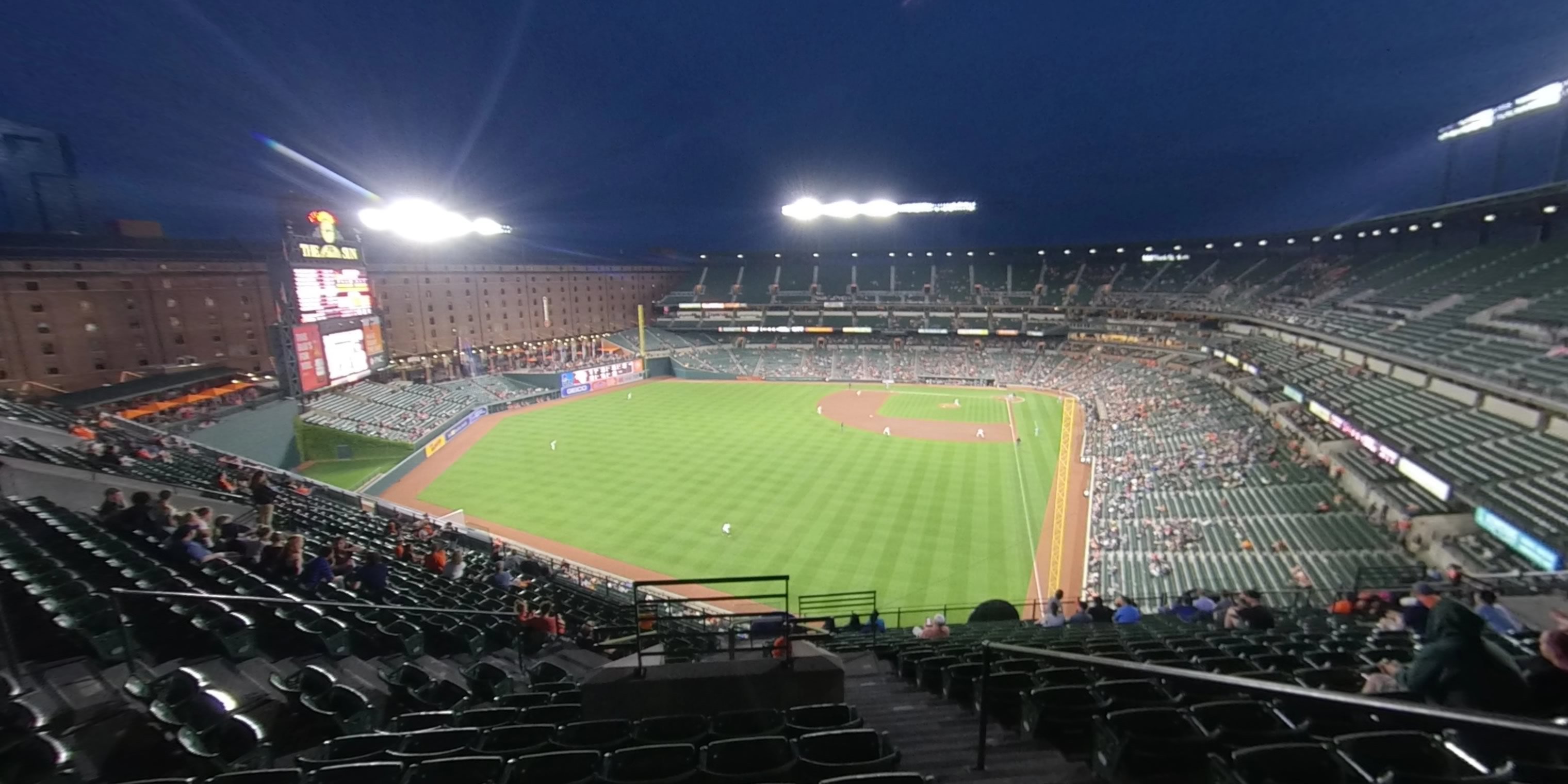 section 380 panoramic seat view  - oriole park