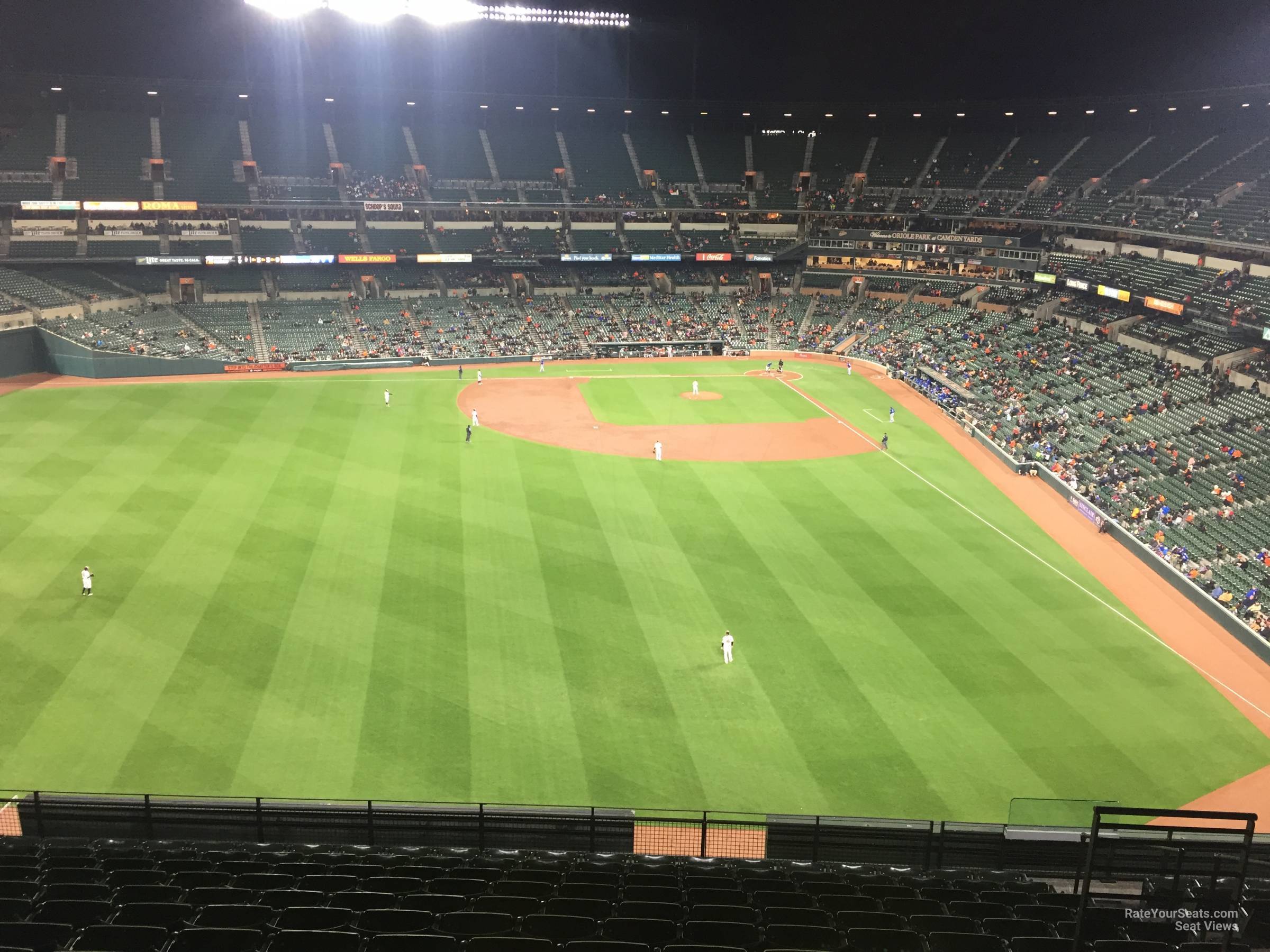 section 386, row 15 seat view  - oriole park
