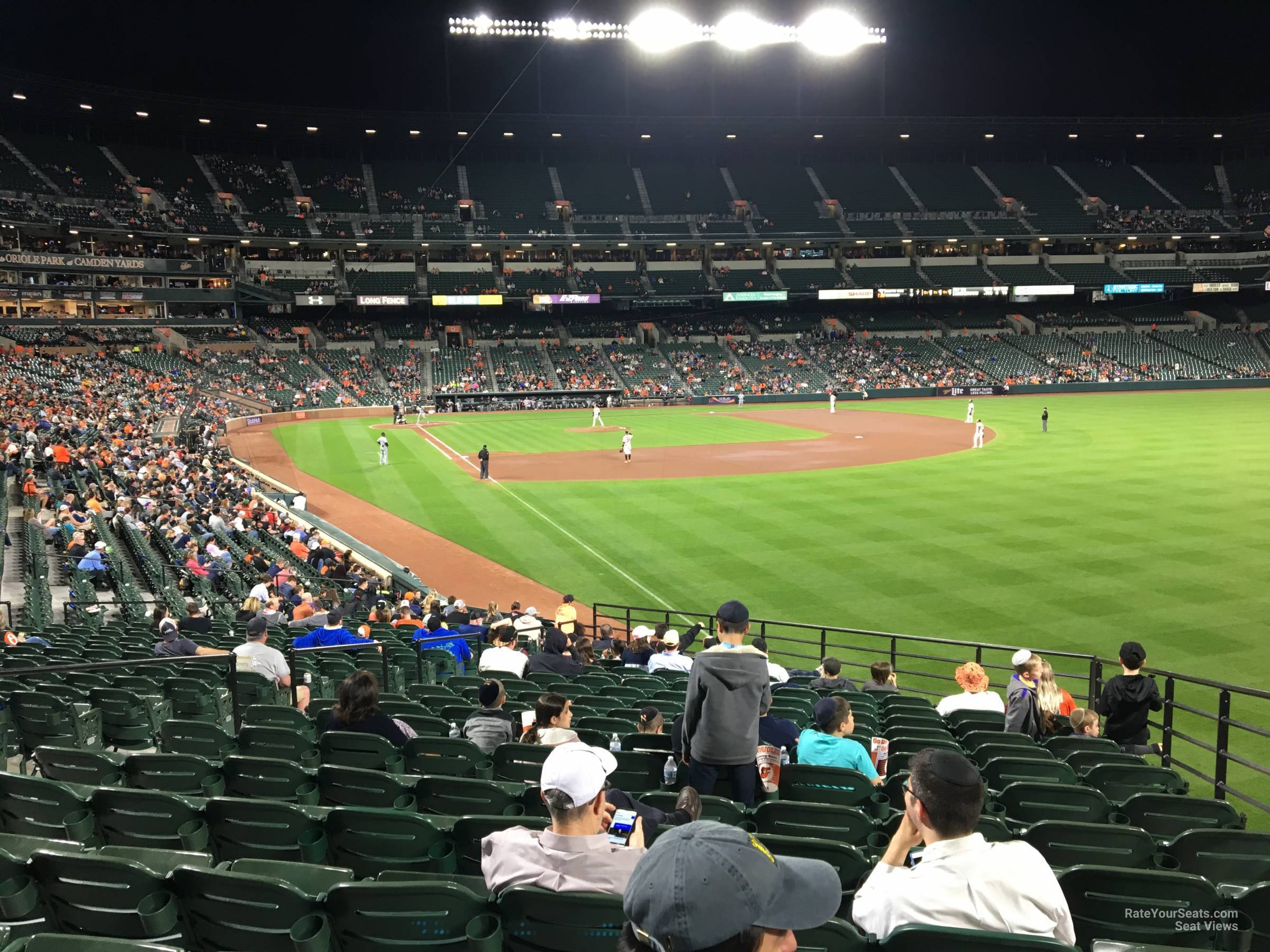 section 4, row 27 seat view  - oriole park