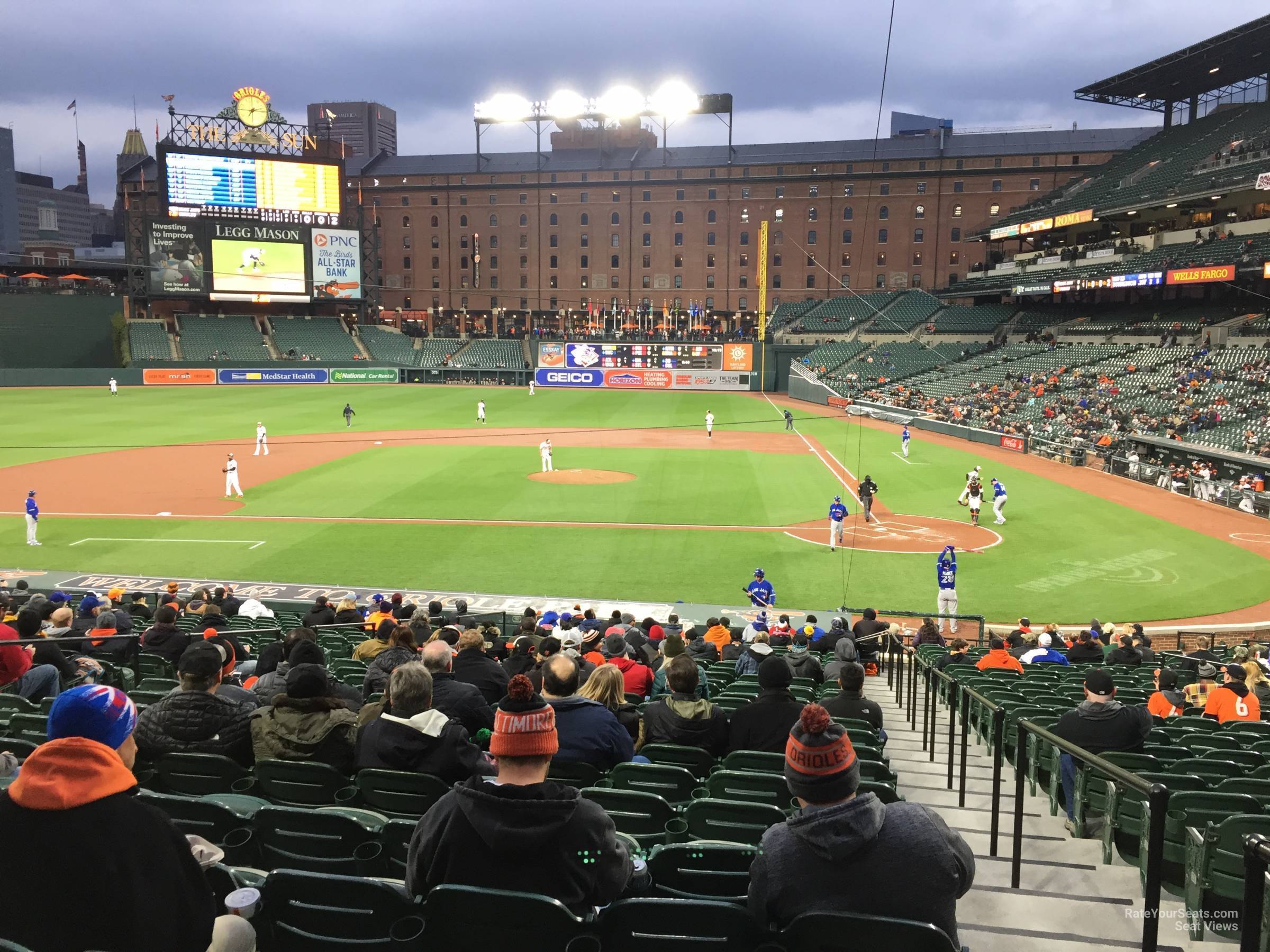 section 48, row 20 seat view  - oriole park